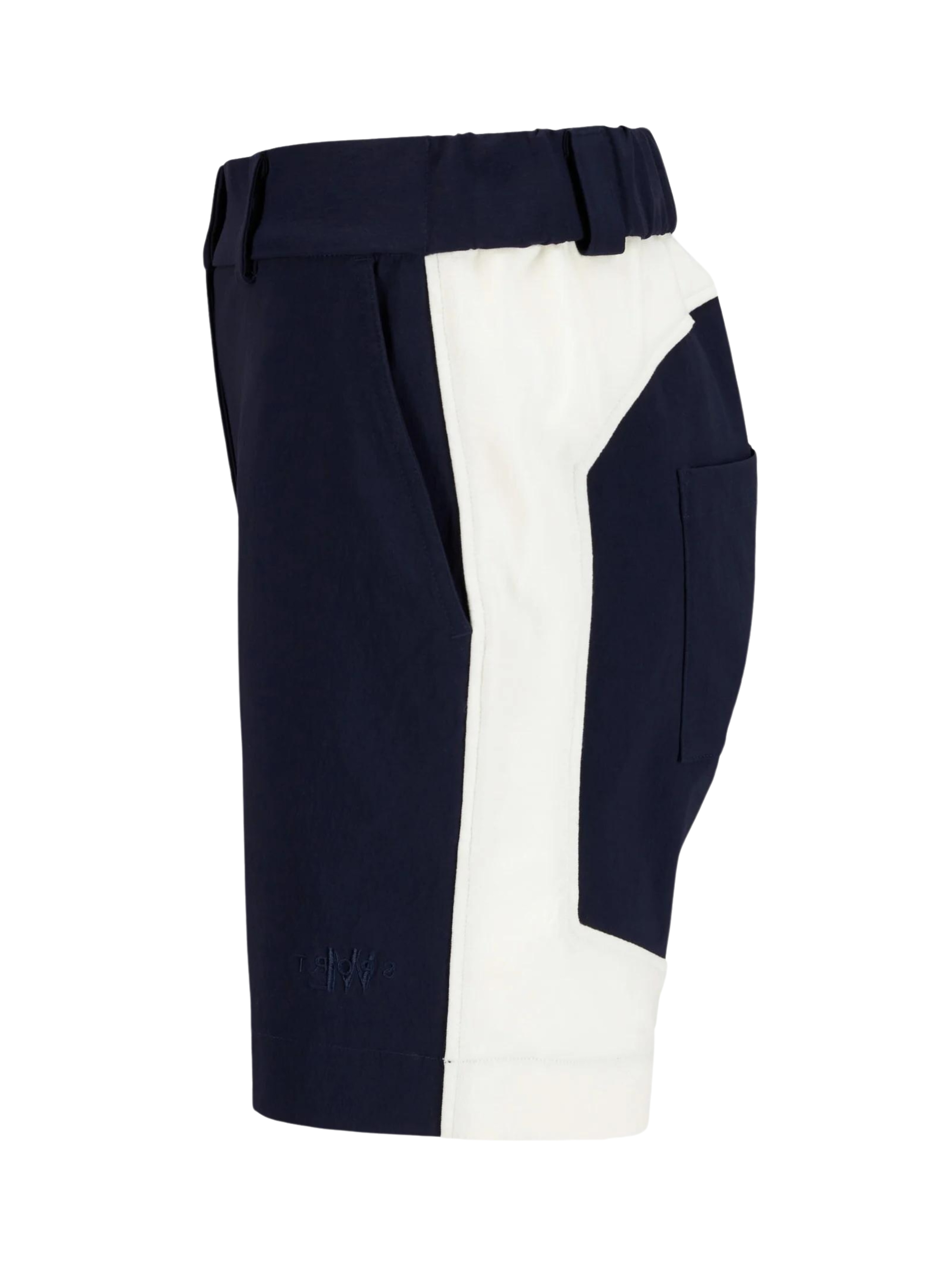 Færder Shorts  Cream/Blue Ink