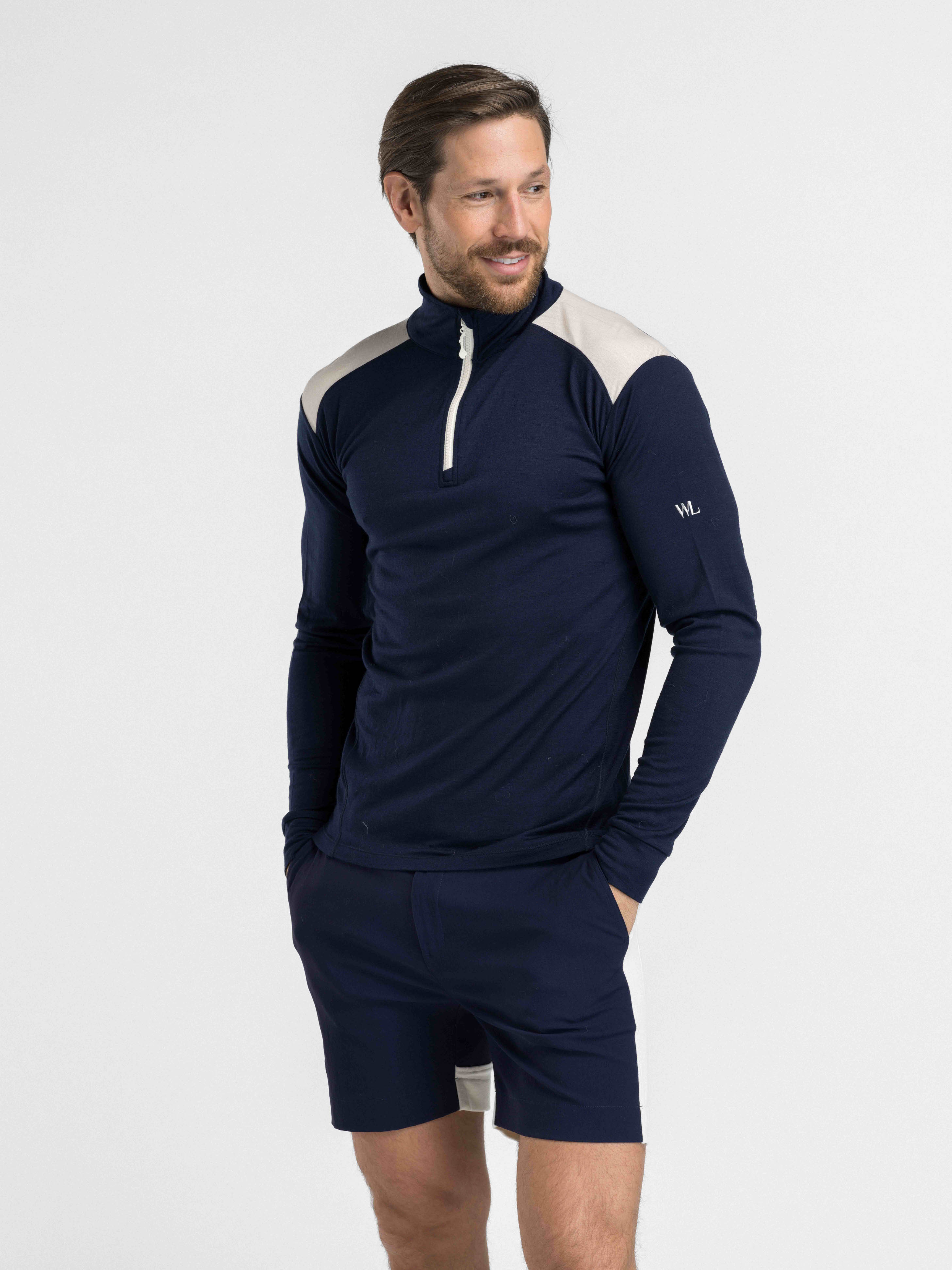 Namsen Merino Ulltrøye  Blue Ink