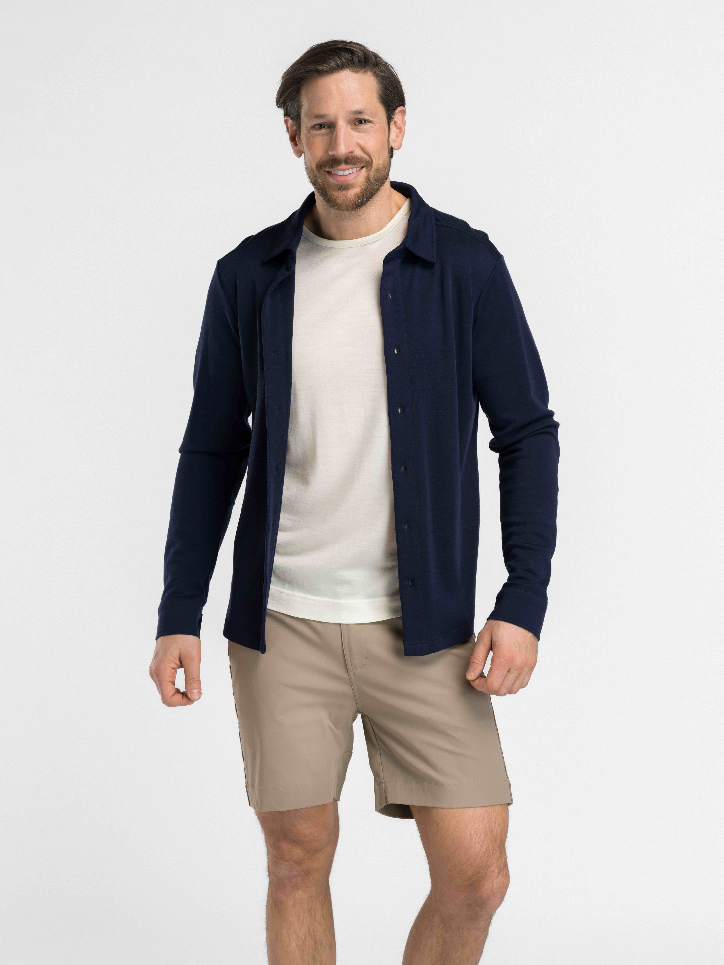 Romsdalseggen Cord Shorts  Driftwood