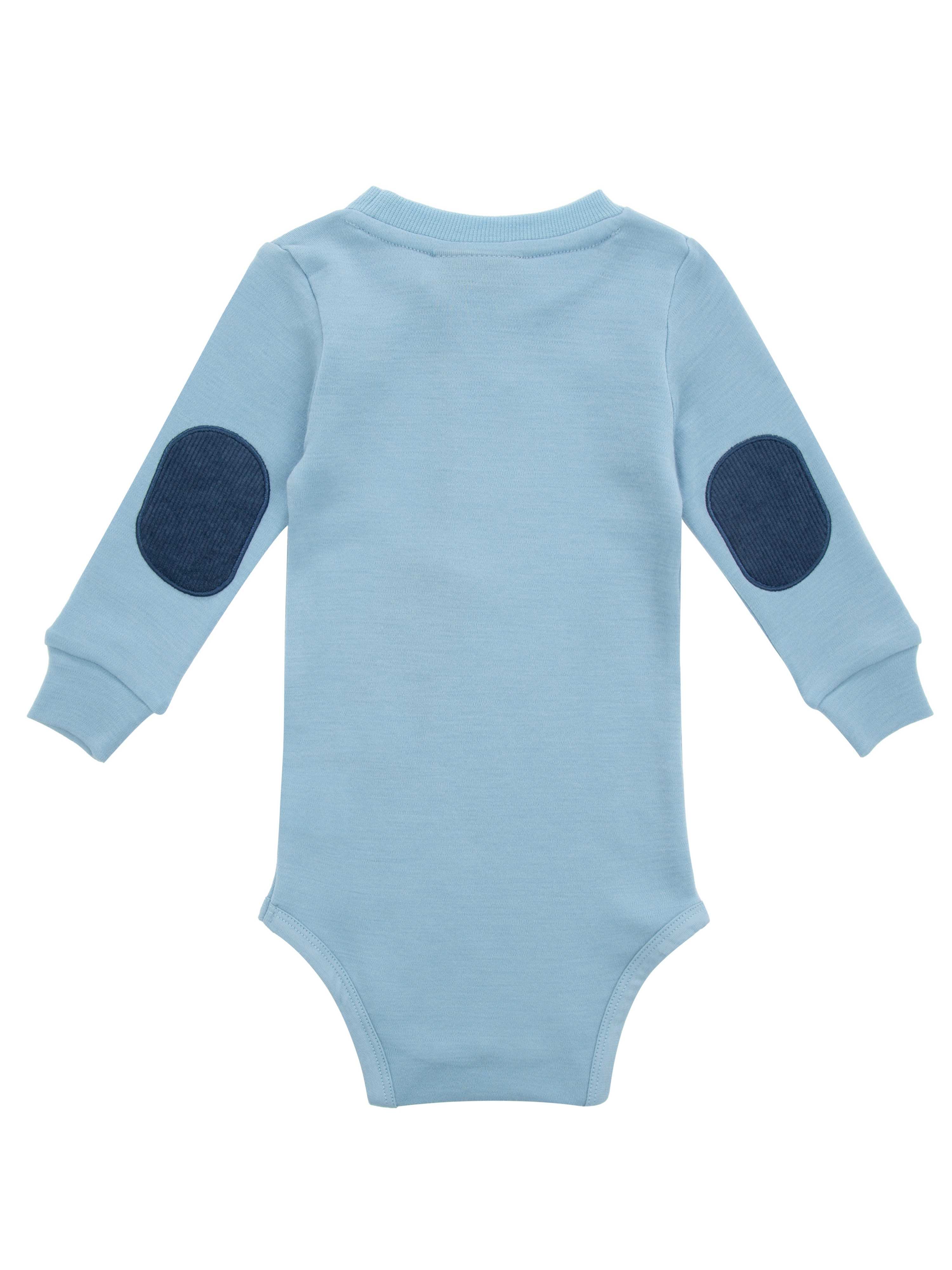 Bergen Merino Ullbody 0-3 år Light Sky