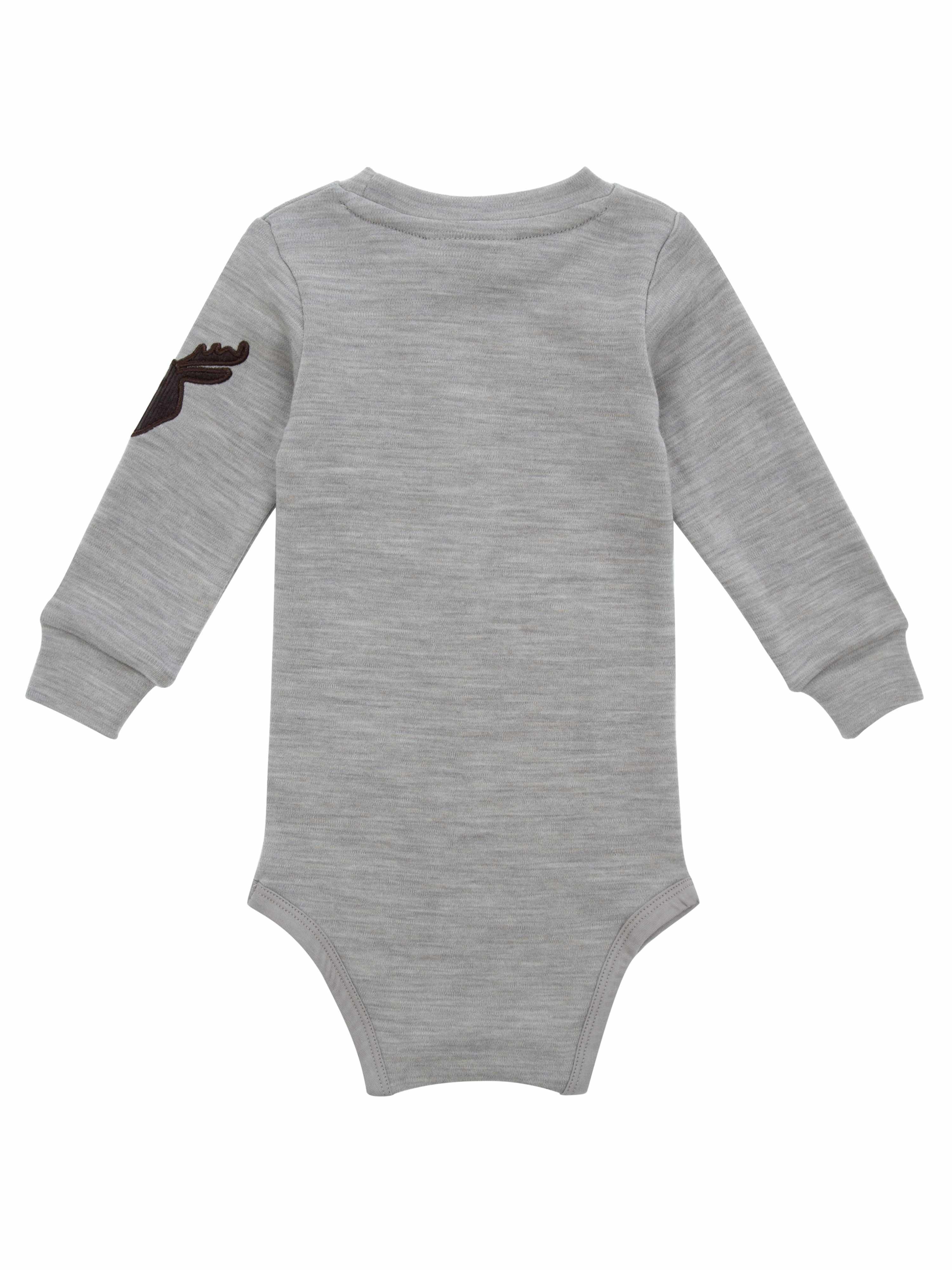 Bergen Merino Ullbody 0-3 år Sand Melange