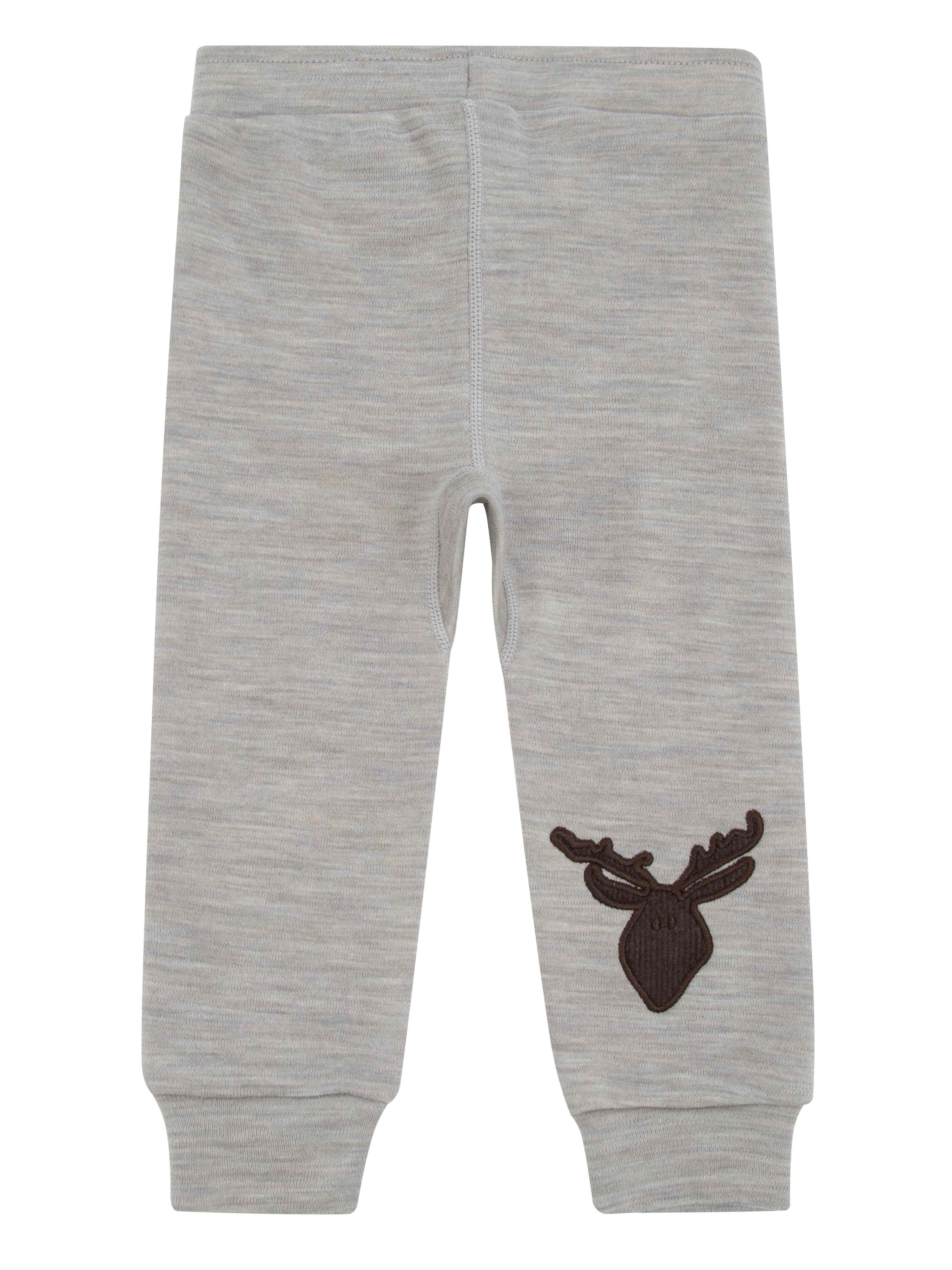 Bergen Merino Ullbukse 0-3 år Sand Melange