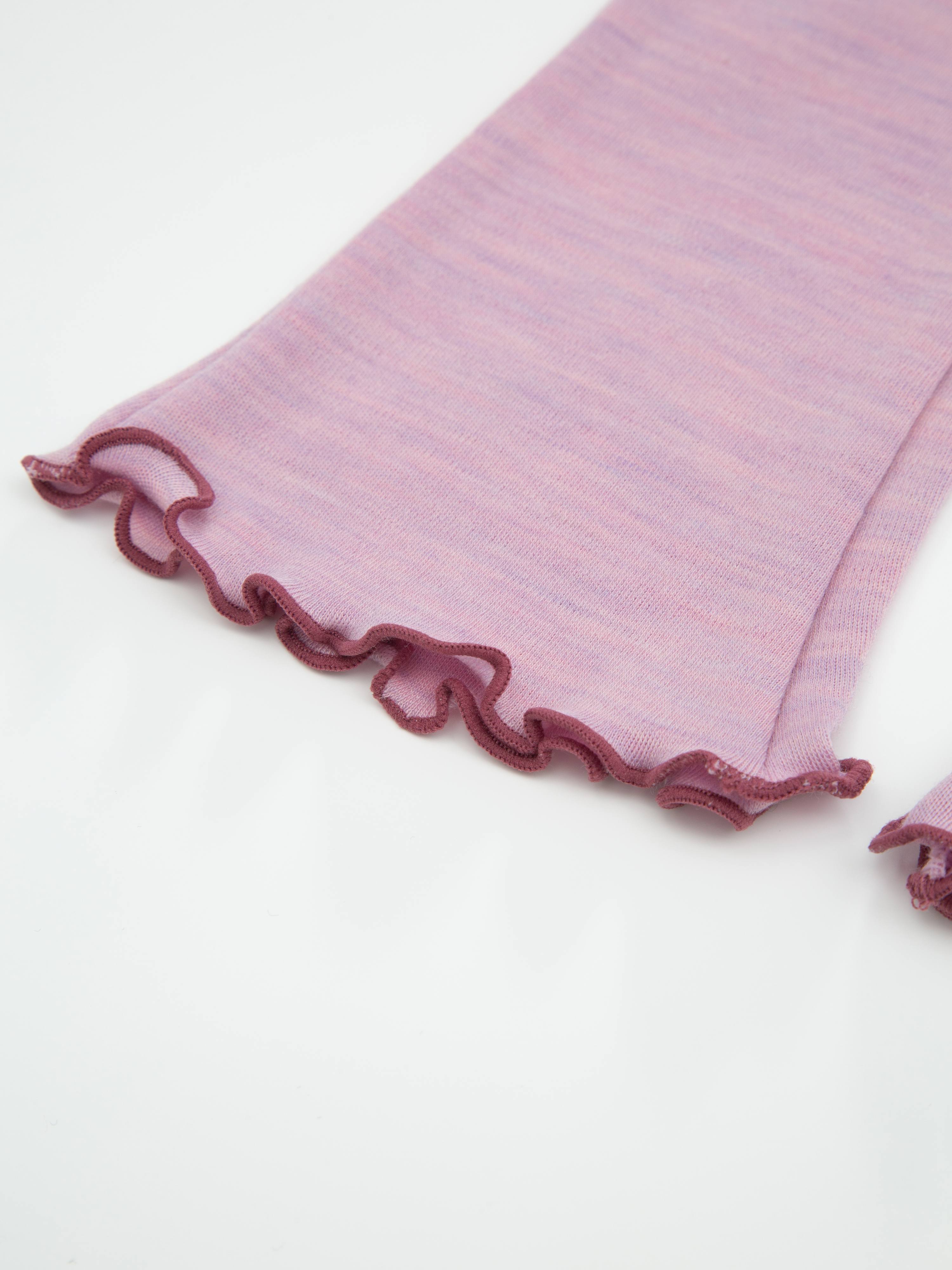 Bergen Merino Slengbukse 0-3 år Light Pink Melange