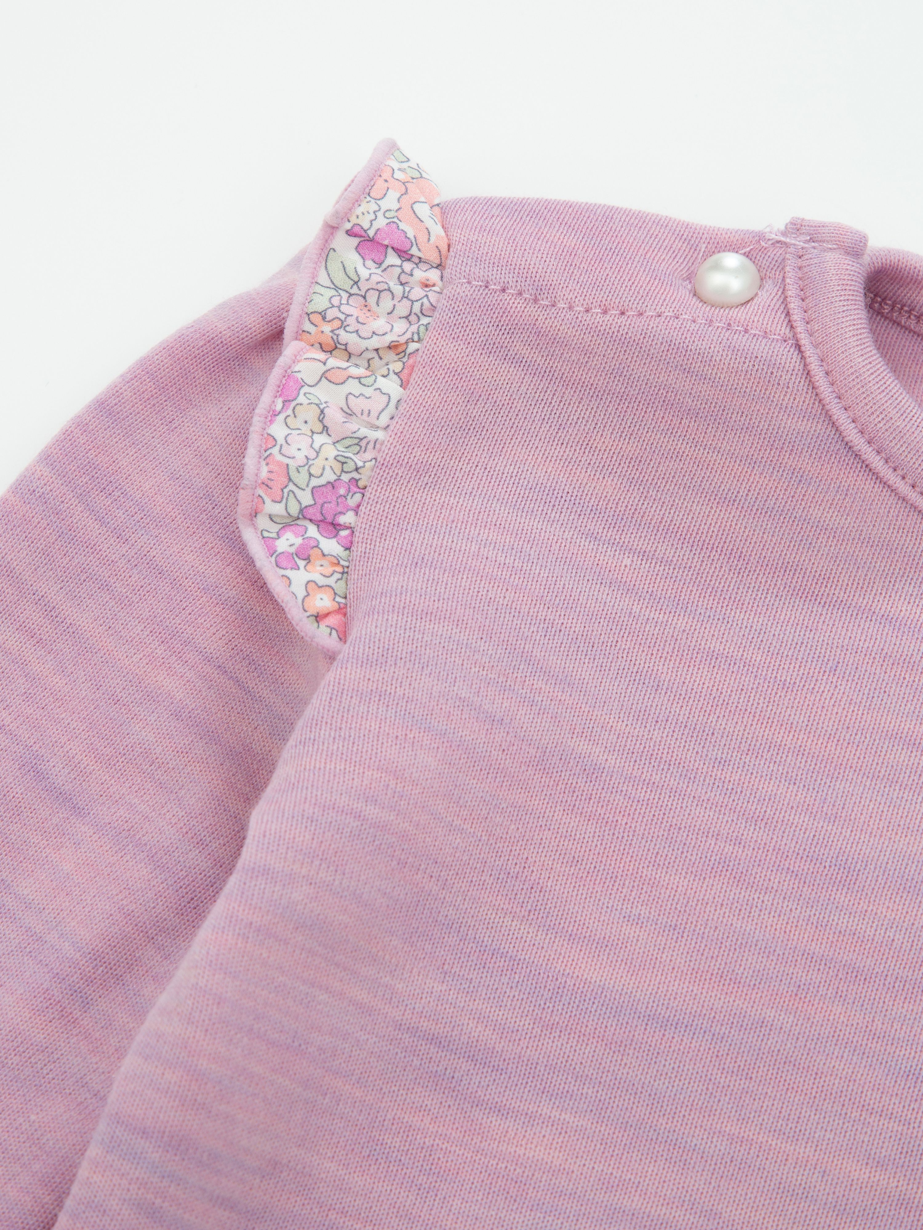 Bergen Merino Ullbody 0-3 år Light Pink Melange