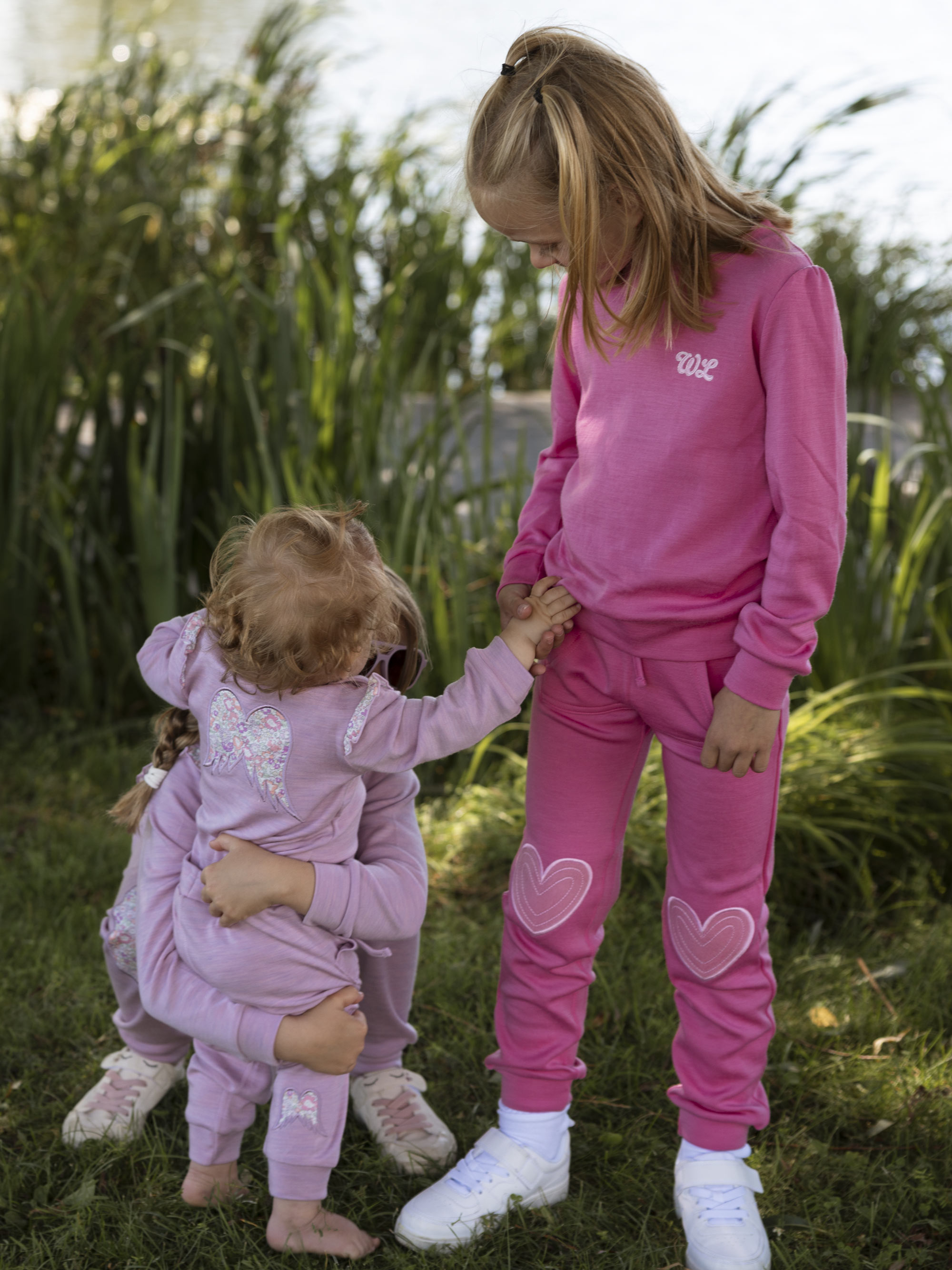 Bergen Merino Ullbody 0-3 år Light Pink Melange