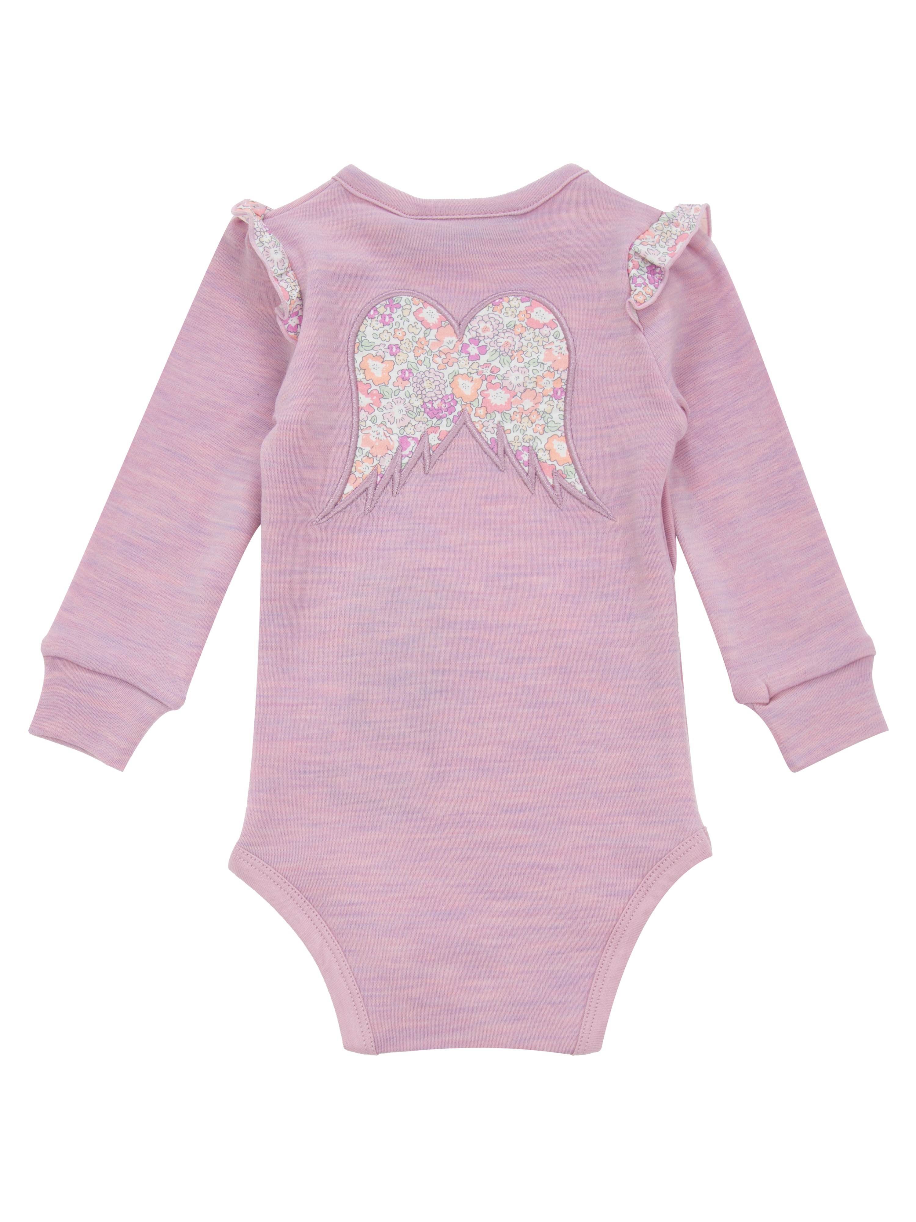 Bergen Omslagsbody 0-6 md Light Pink Melange