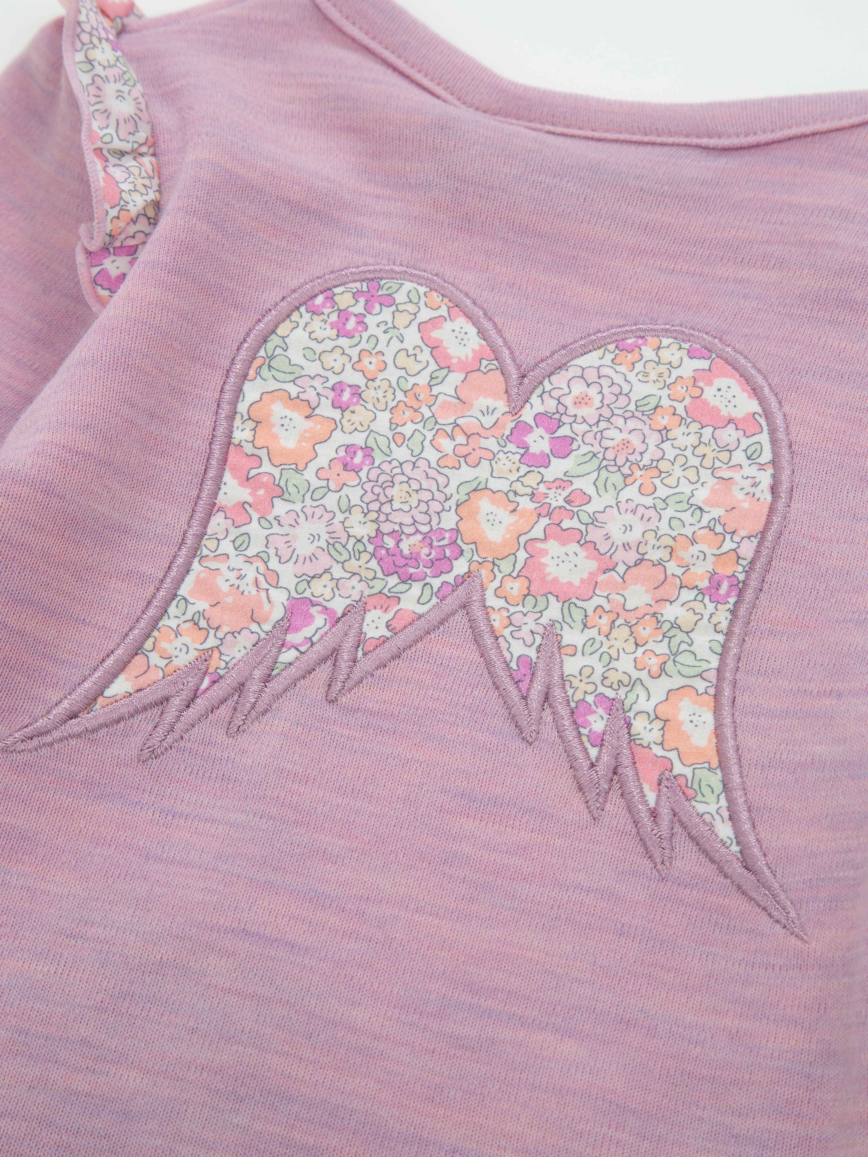 Bergen Omslagsbody 0-6 md Light Pink Melange