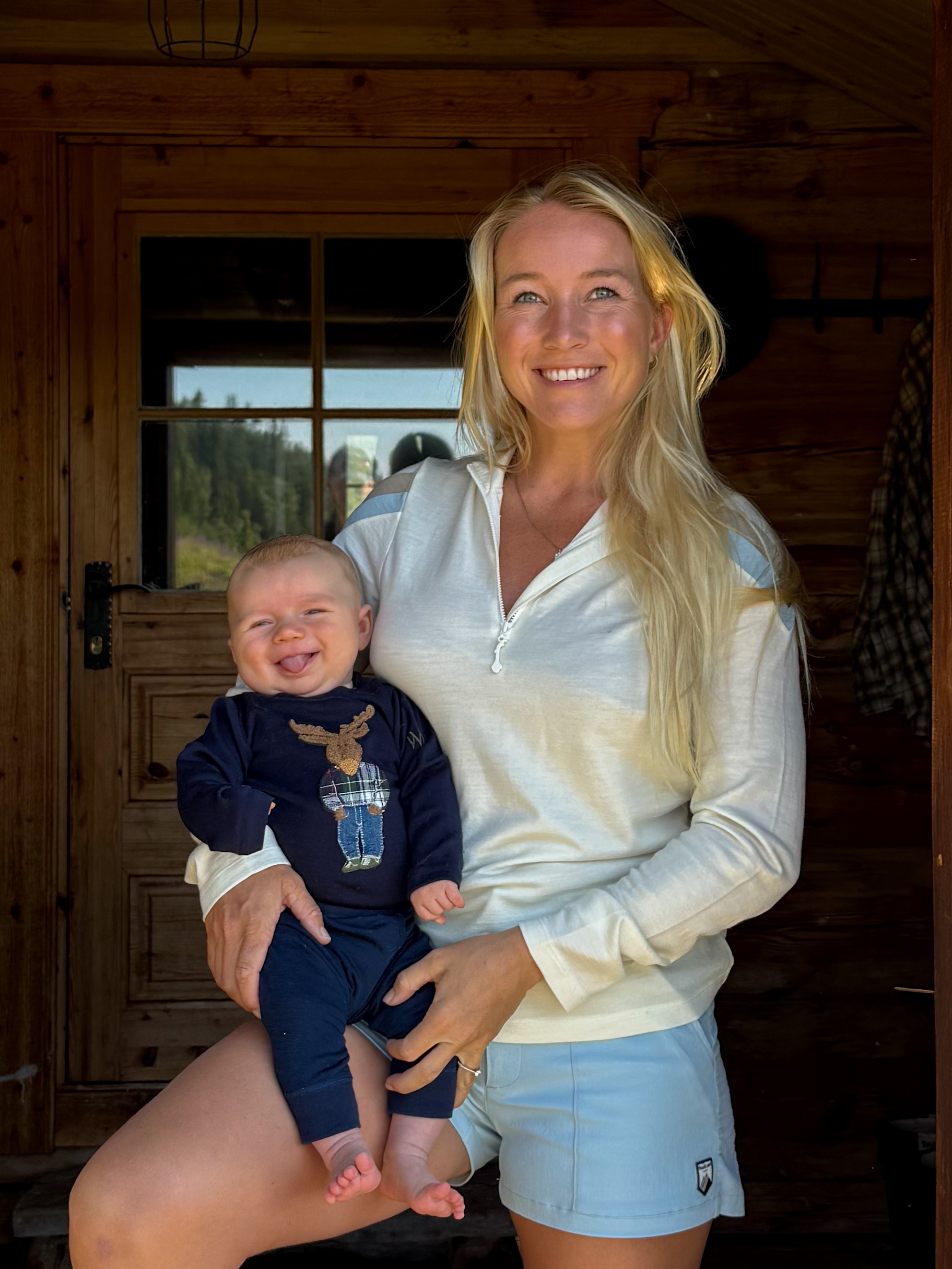 Dovre Merino Ullbody 0-3 år Blue Ink