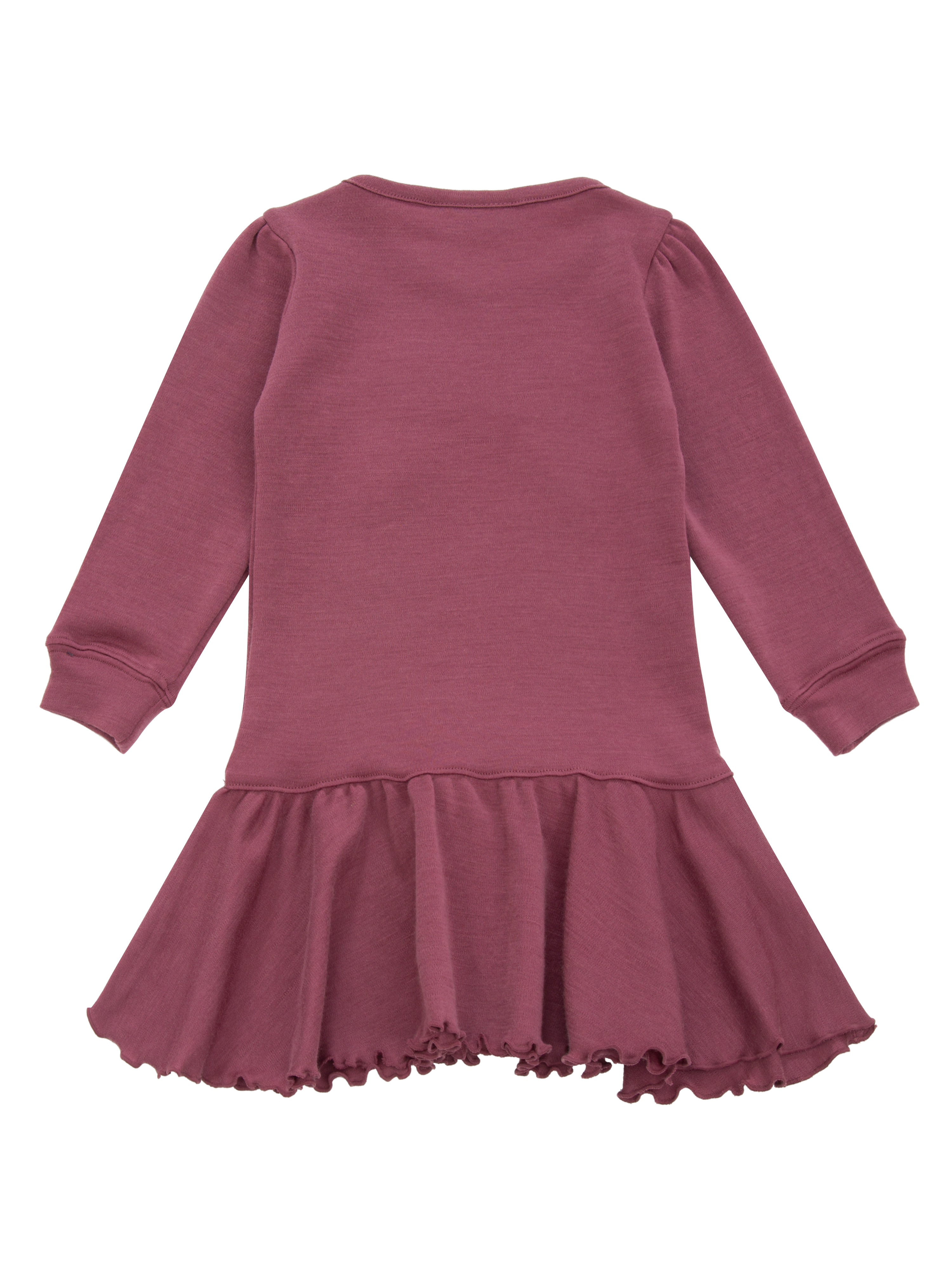 Fåberg Merino Ullkjole 0-3 år Dark Blush