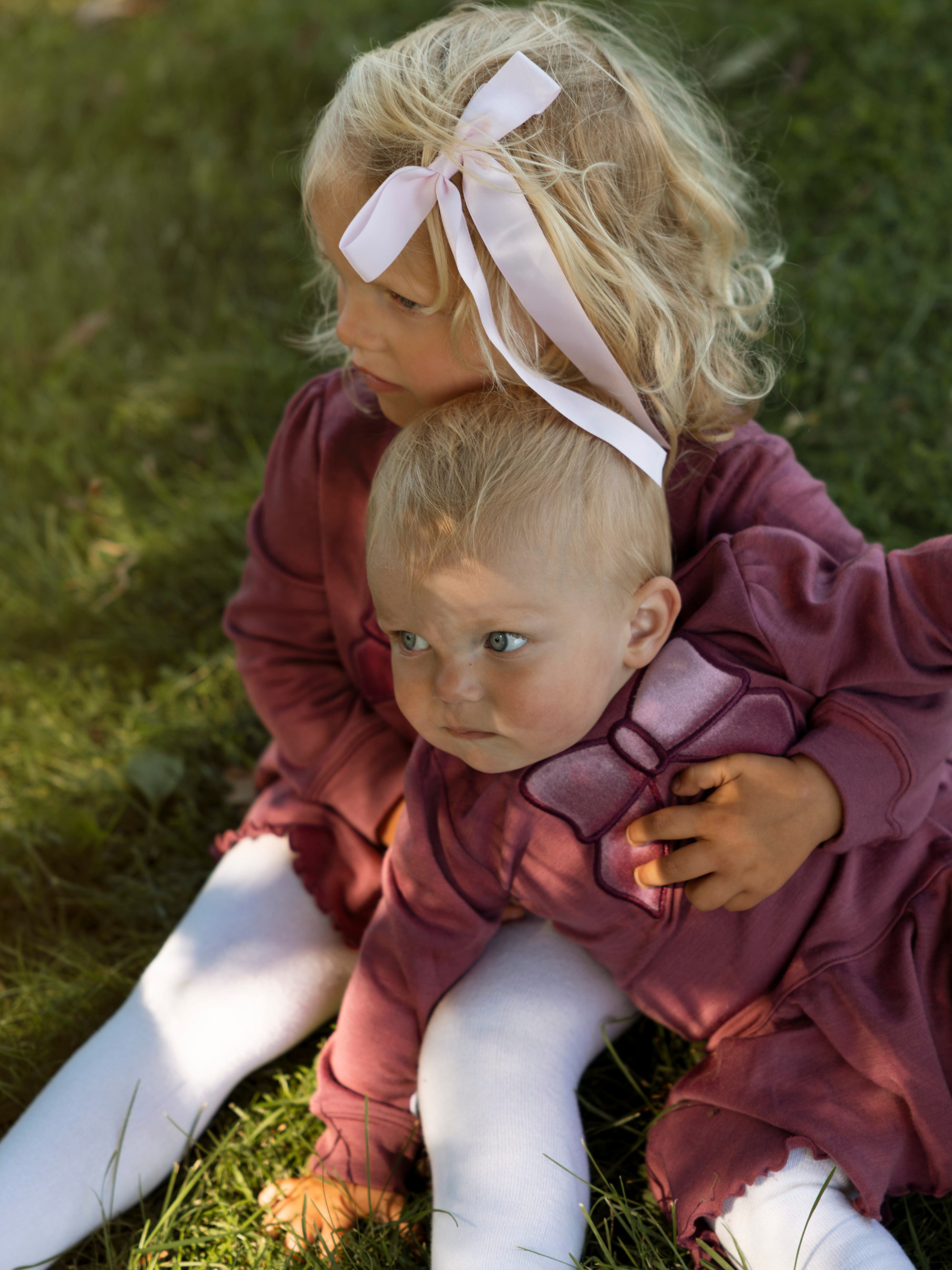 Fåberg Merino Ullkjole 0-3 år Dark Blush