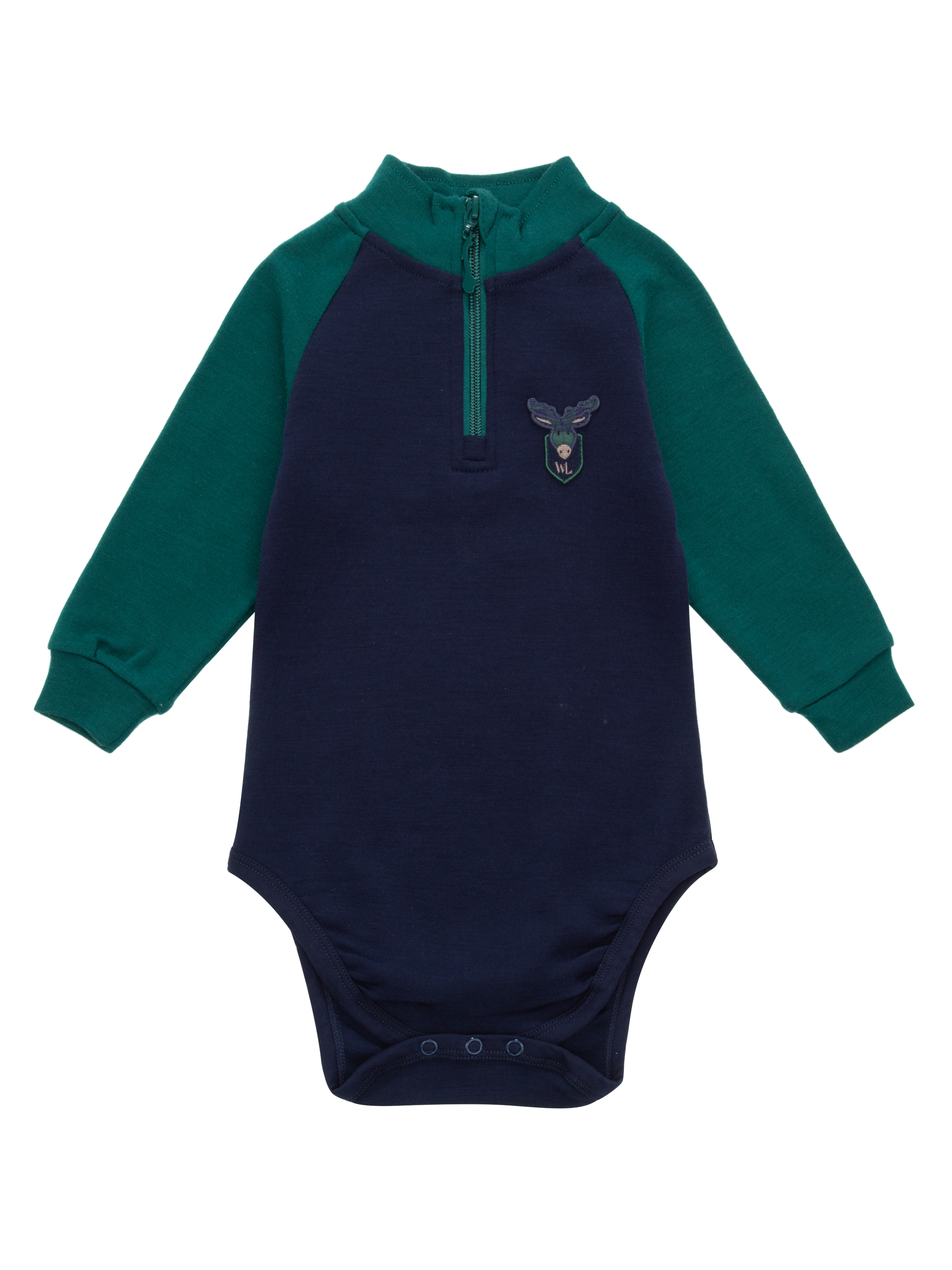 Hovden Merino Ullbody 0-3 år Pine Green
