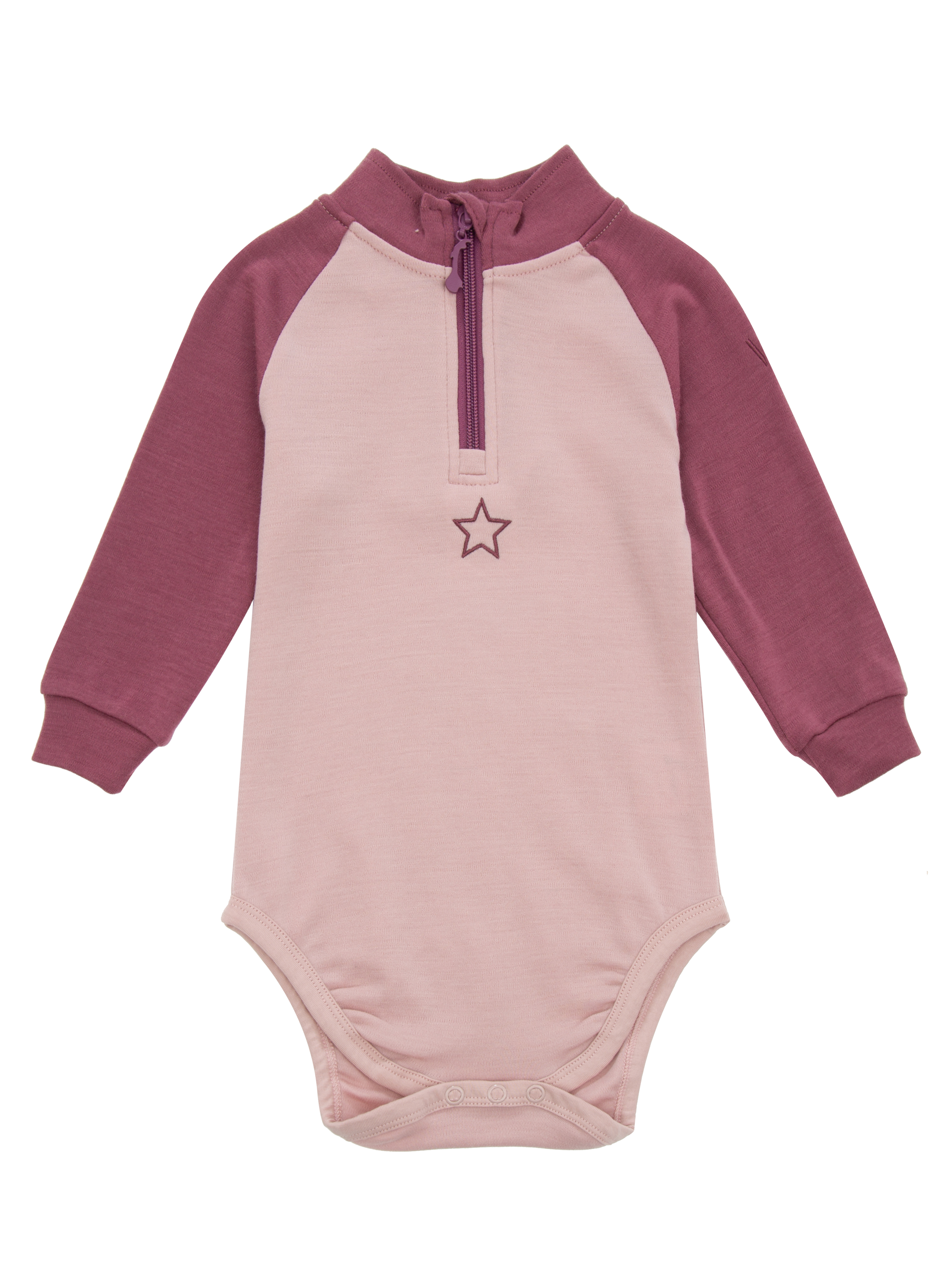 Hovden Merino Ullbody 0-3 år Old Pink