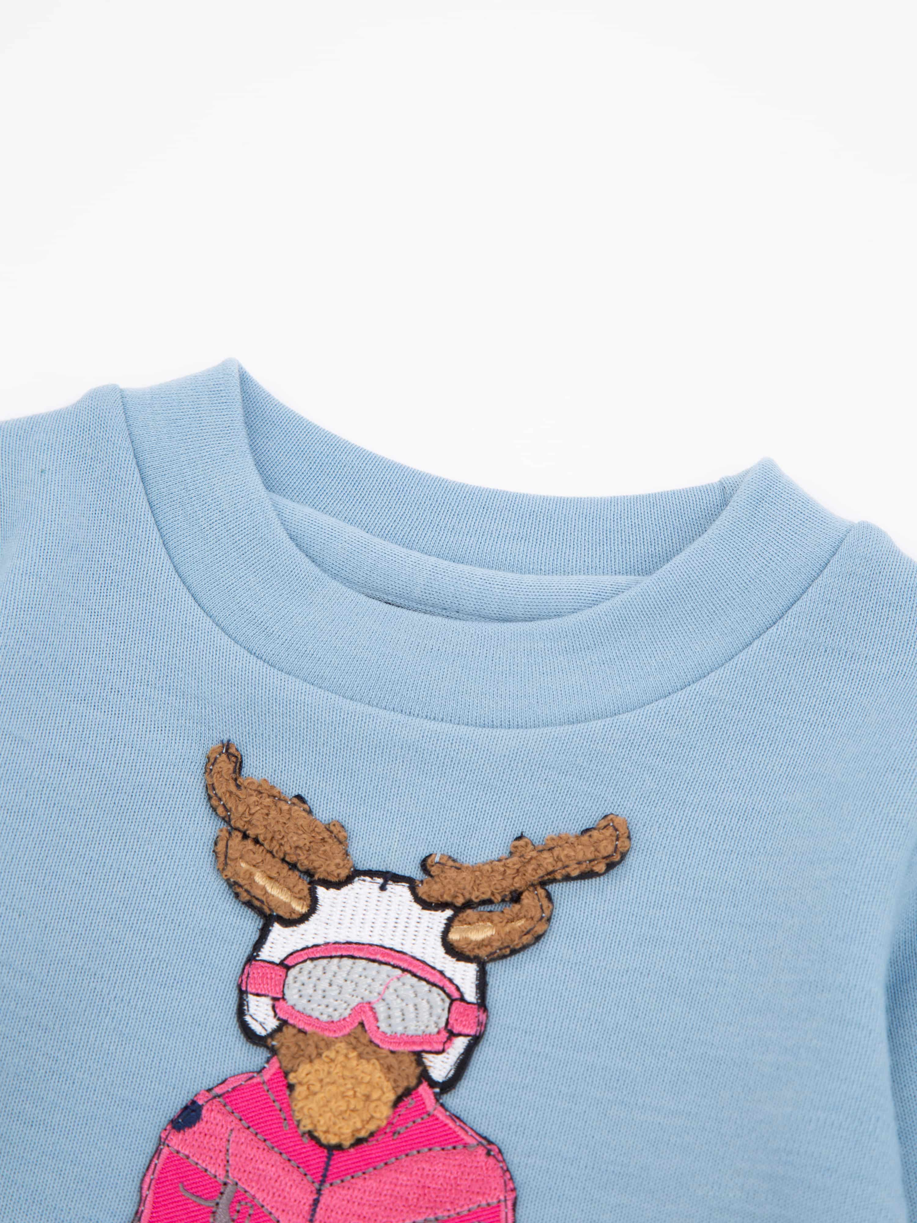 Høvringen Merino Ullbody 0-3 år Light Sky