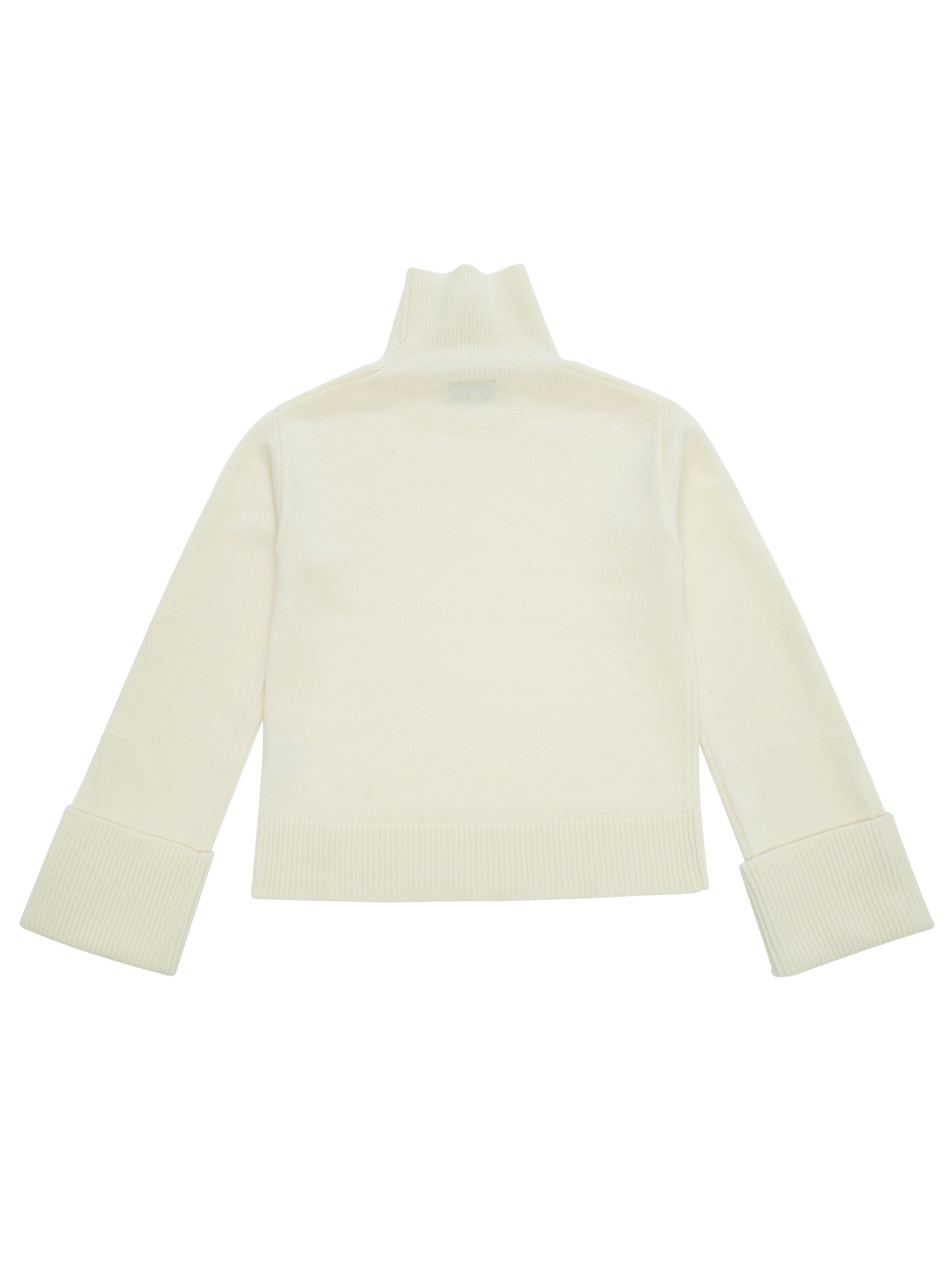 Bærum Høyhalset Strikkegenser  Cream