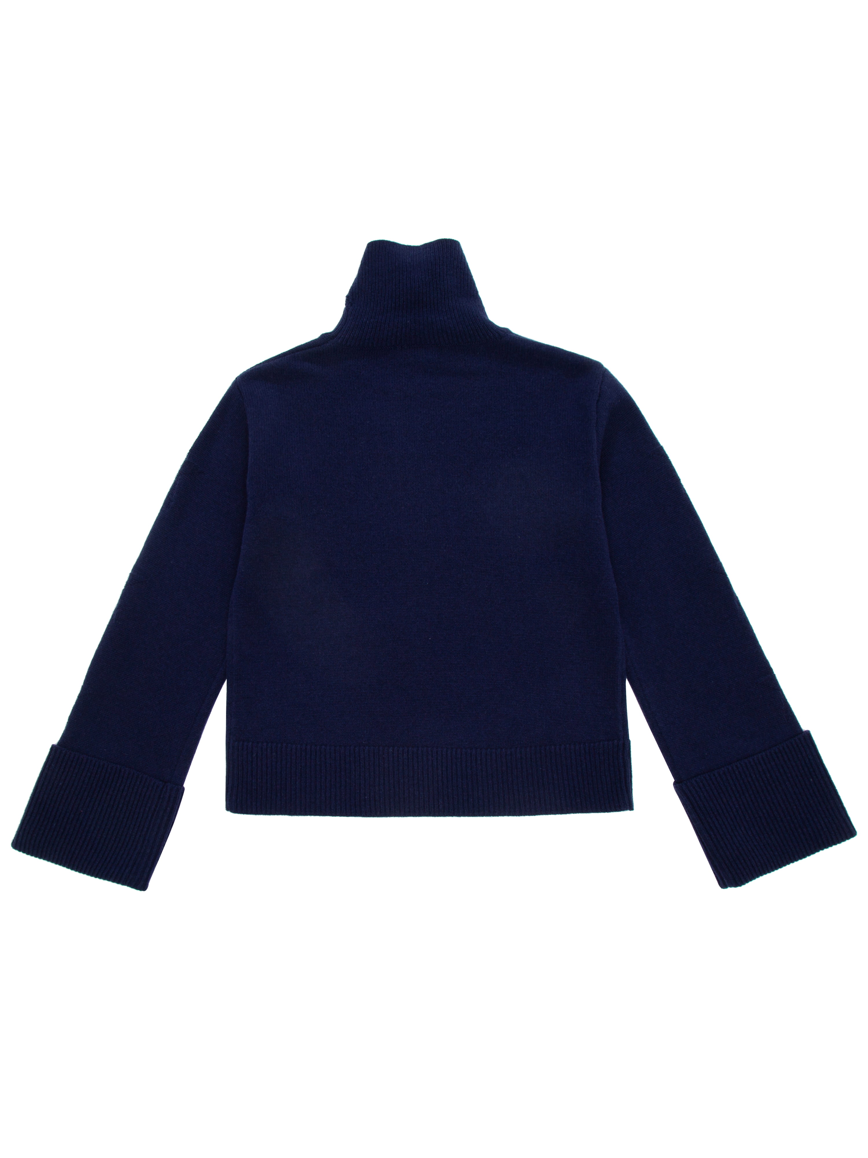 Bærum Høyhalset Strikkegenser  Dark Blue