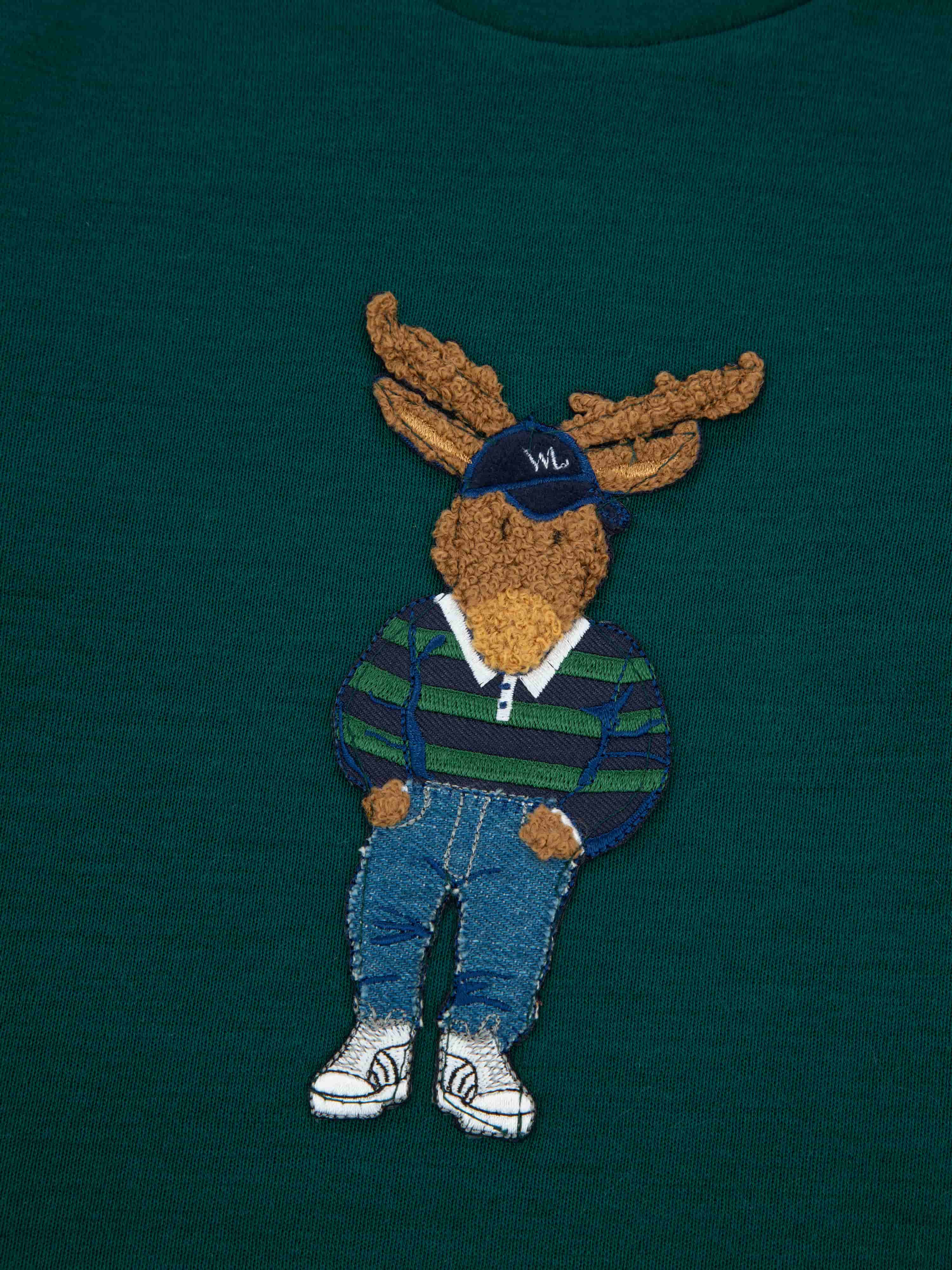 Harpefossen Ullgenser 3-10 år Pine Green