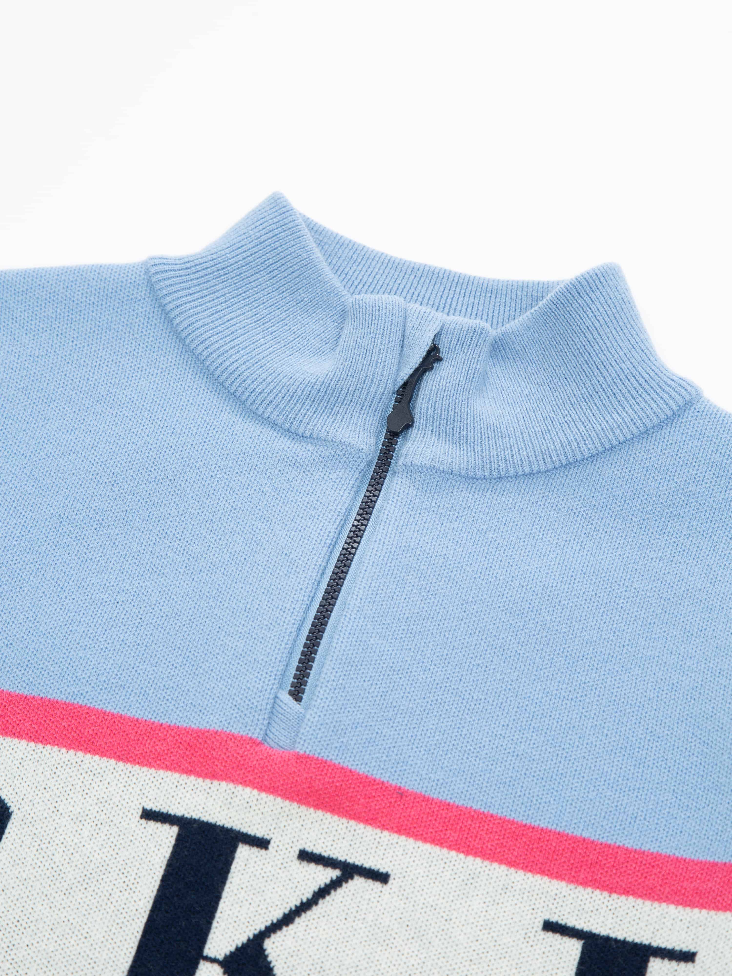 Hemsedal Half-zip Ullgenser Light Sky