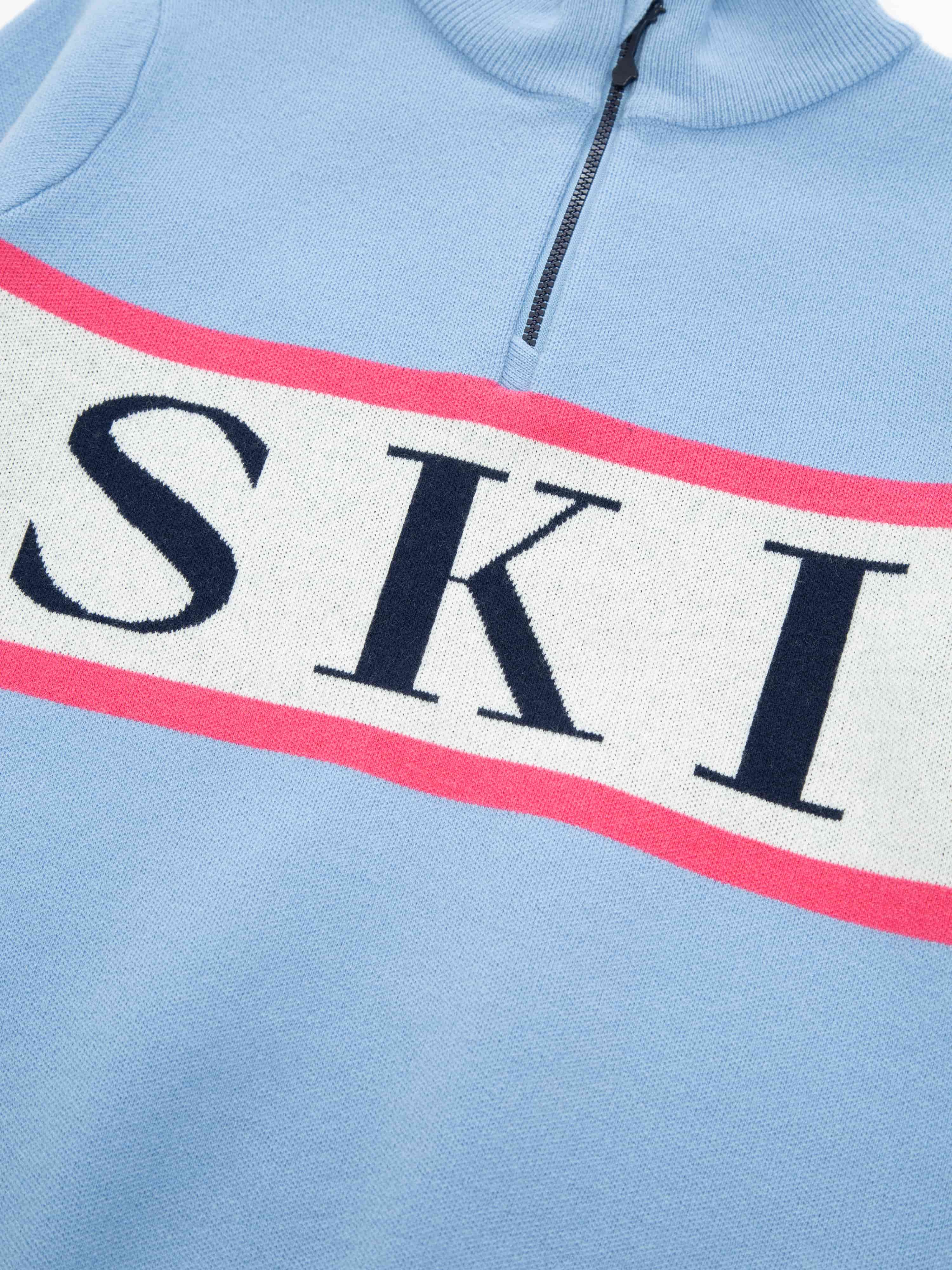 Hemsedal Half-zip Ullgenser Light Sky