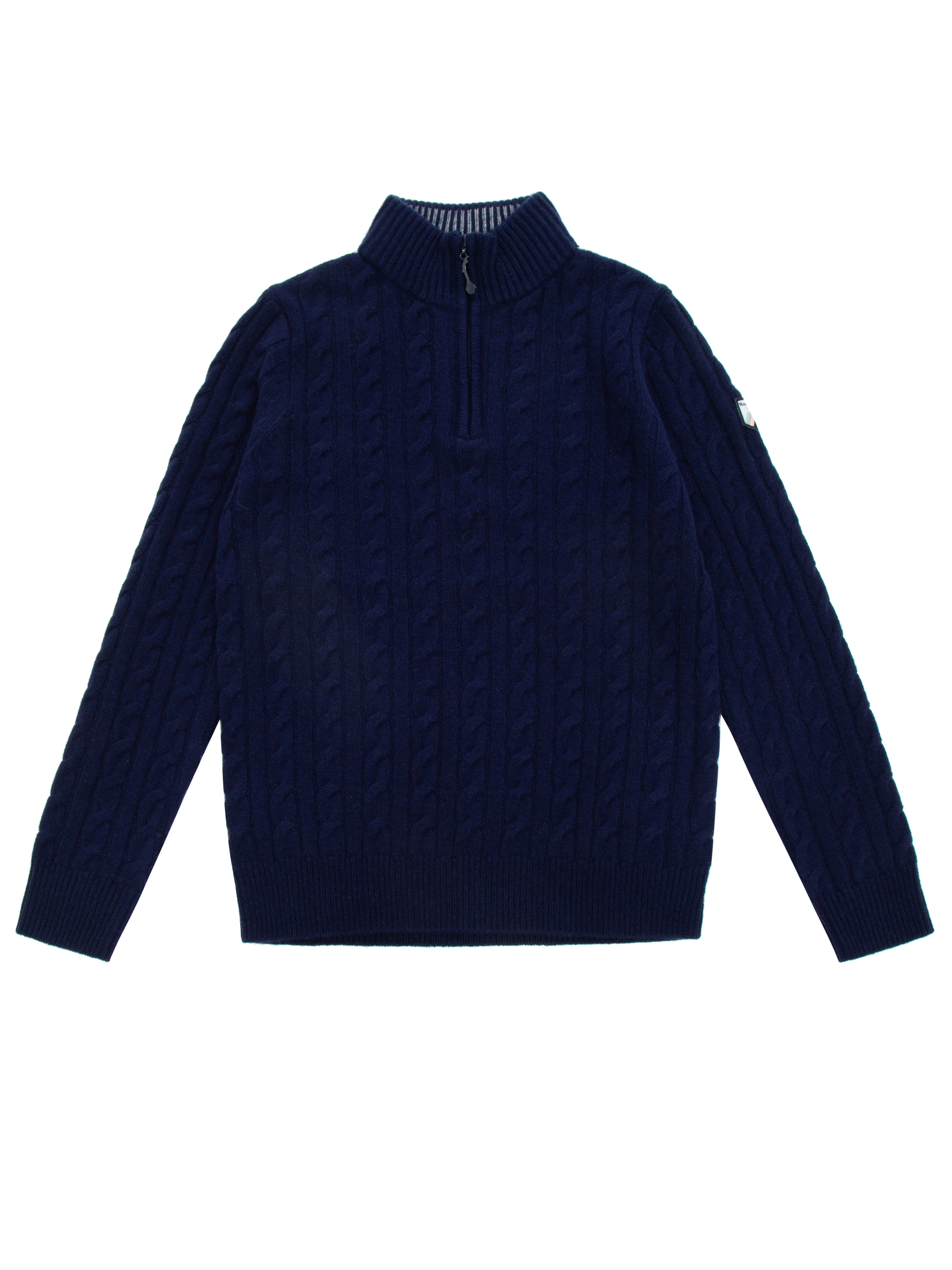 Kabelvåg Half-zip Ullgenser  Dark Blue
