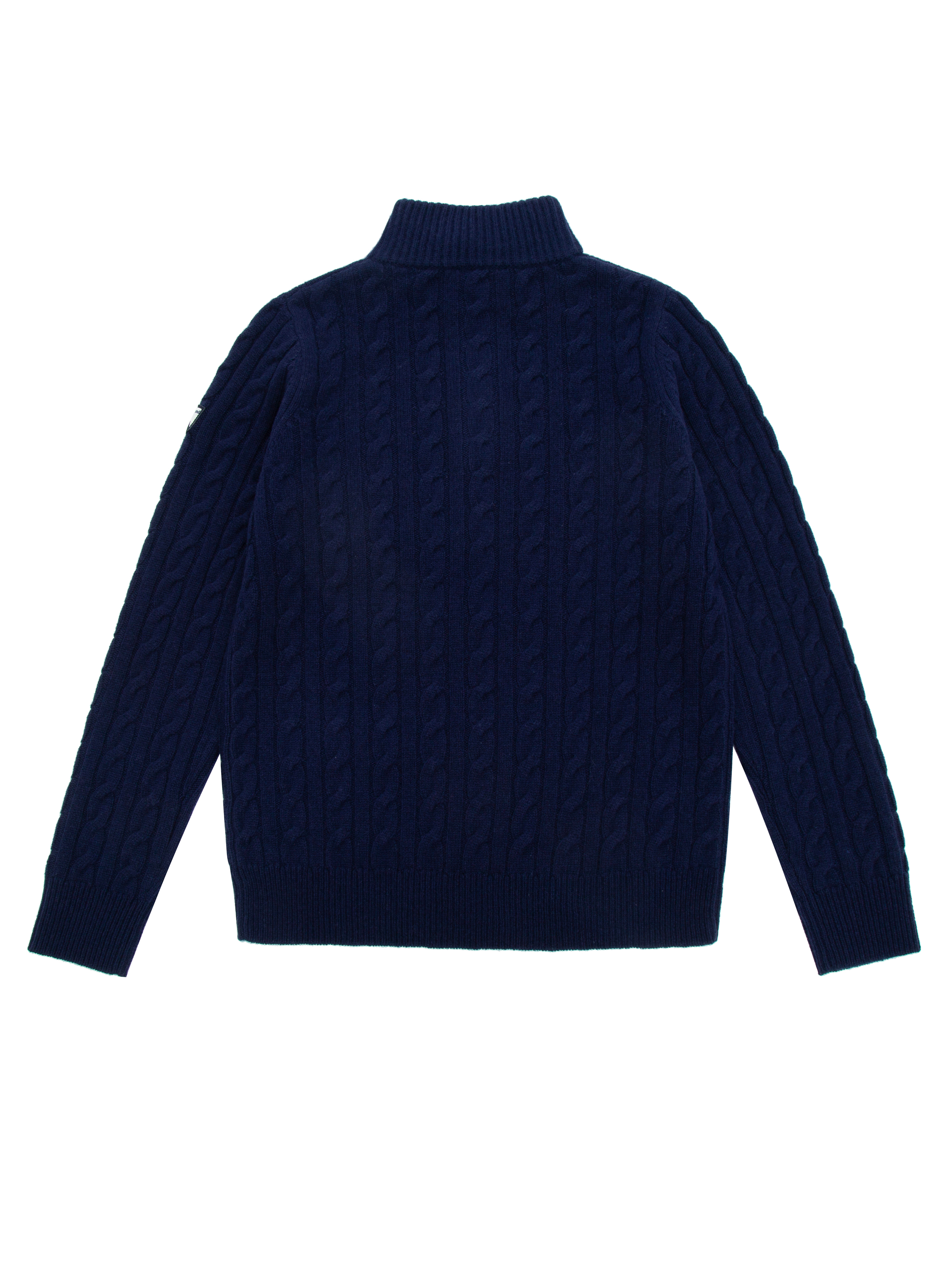 Kabelvåg Half-zip Ullgenser  Dark Blue