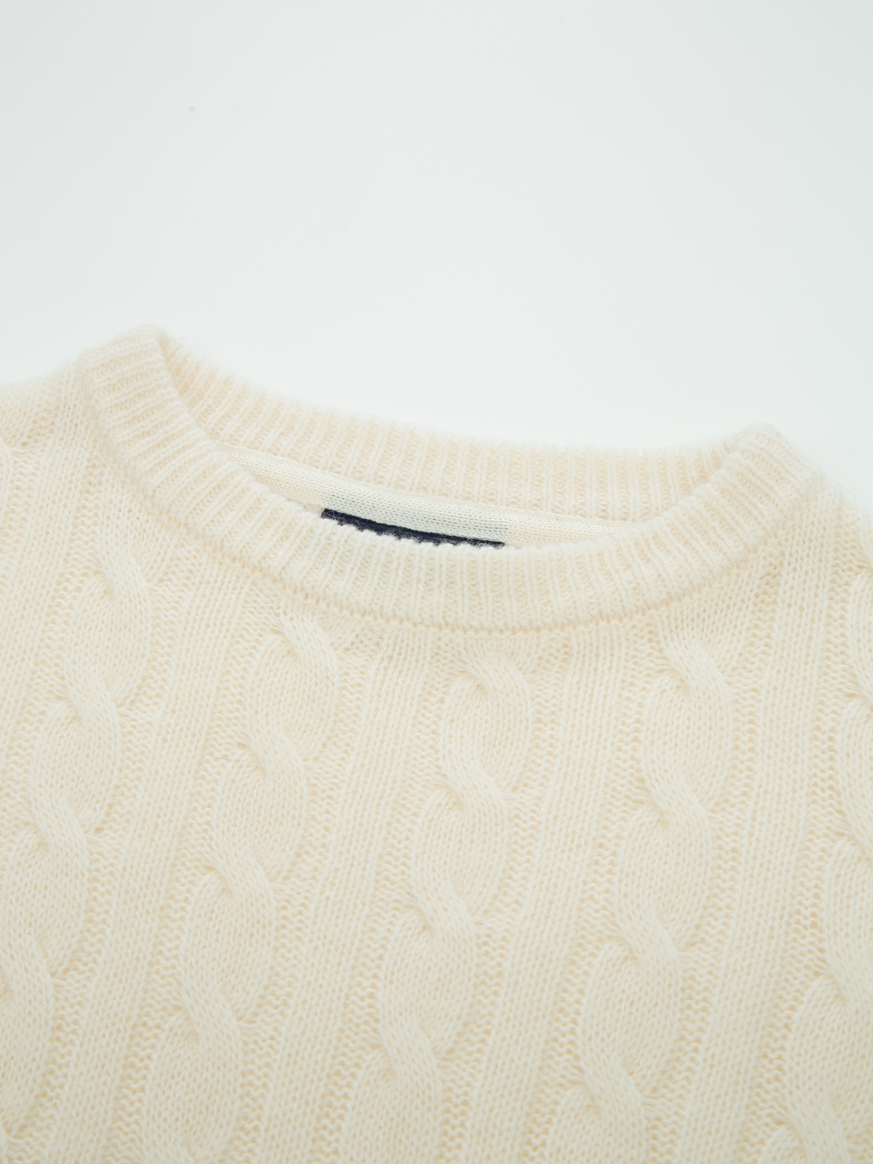 Kabelvåg Strikkegenser  Cream