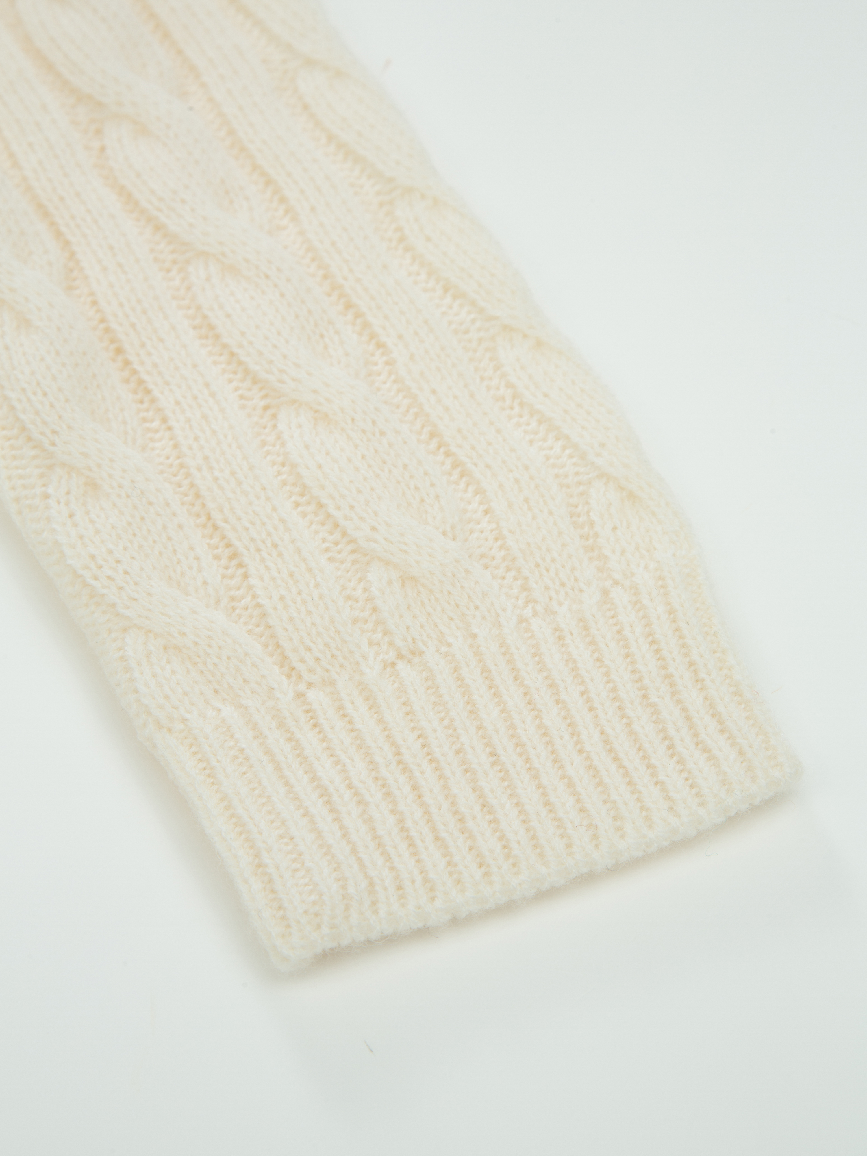 Kabelvåg Strikkegenser  Cream