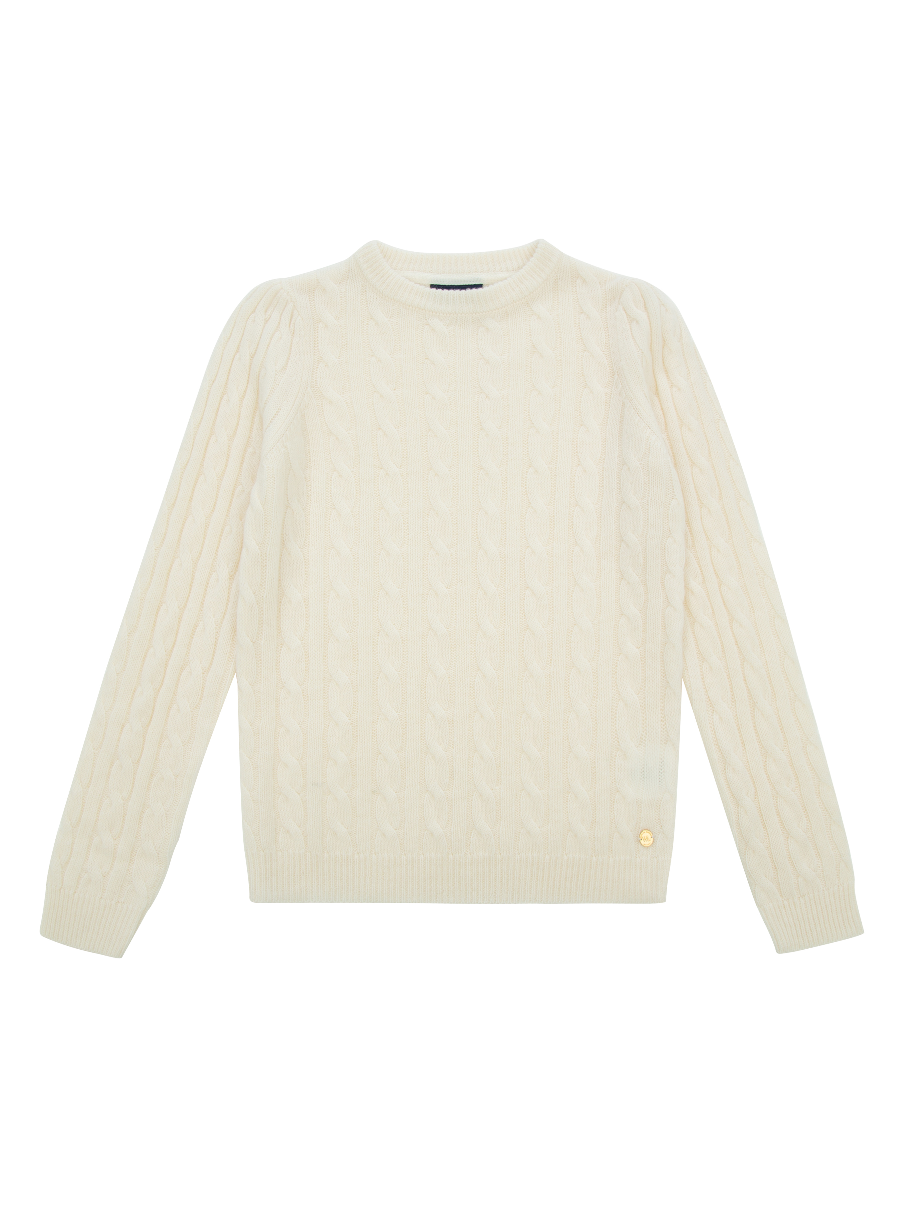 Kabelvåg Strikkegenser  Cream