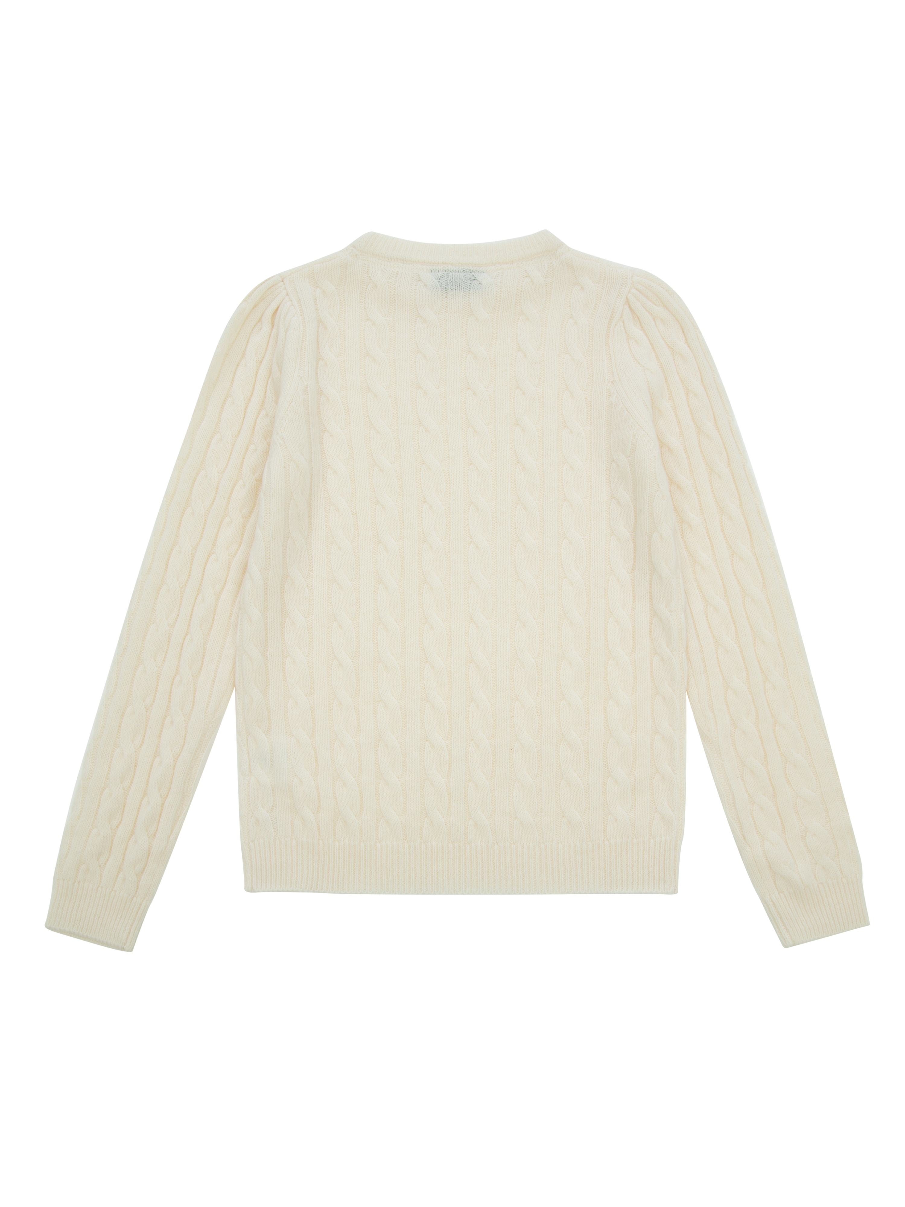 Kabelvåg Strikkegenser  Cream