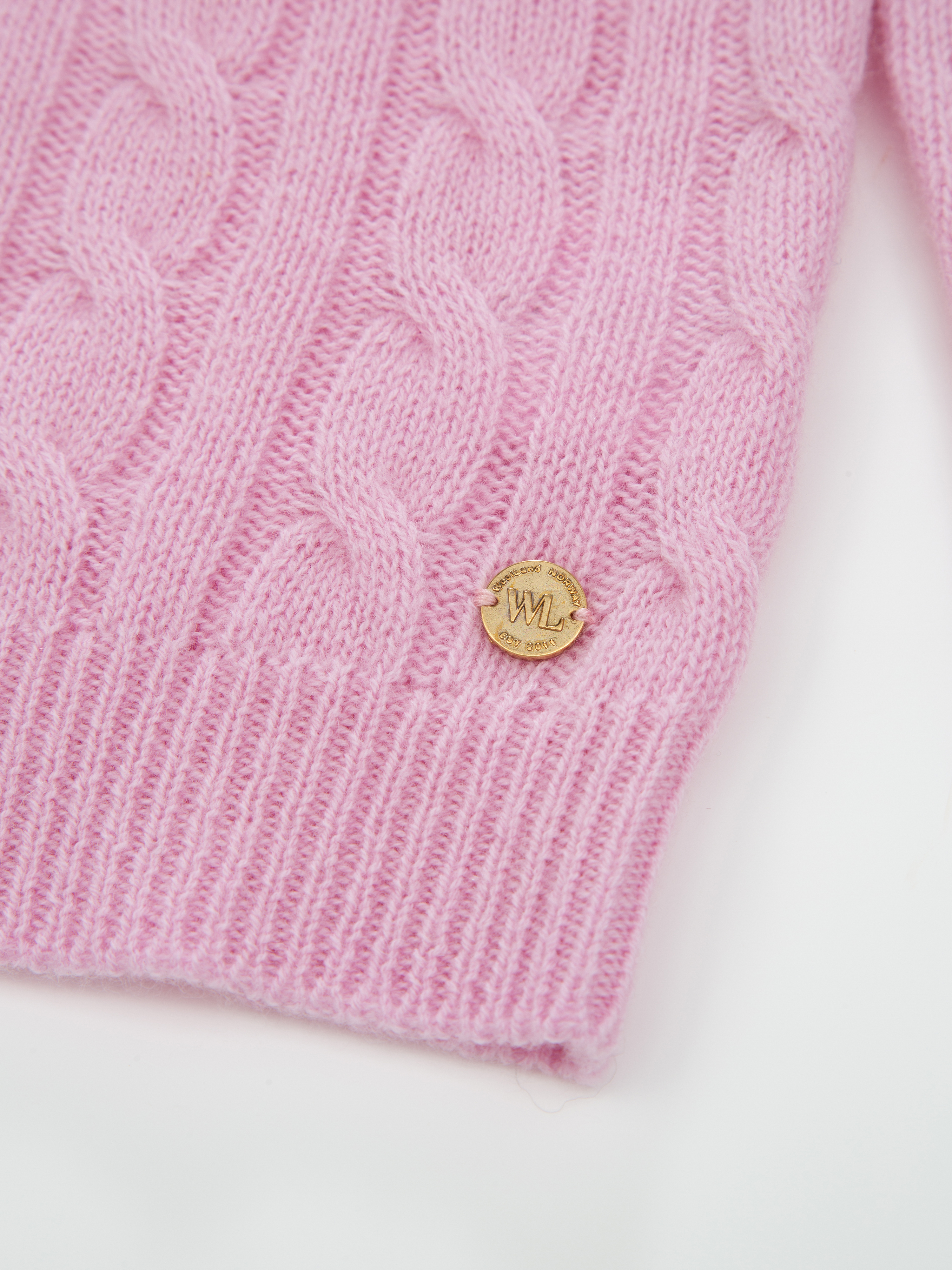 Kabelvåg Strikkegenser  Light Pink