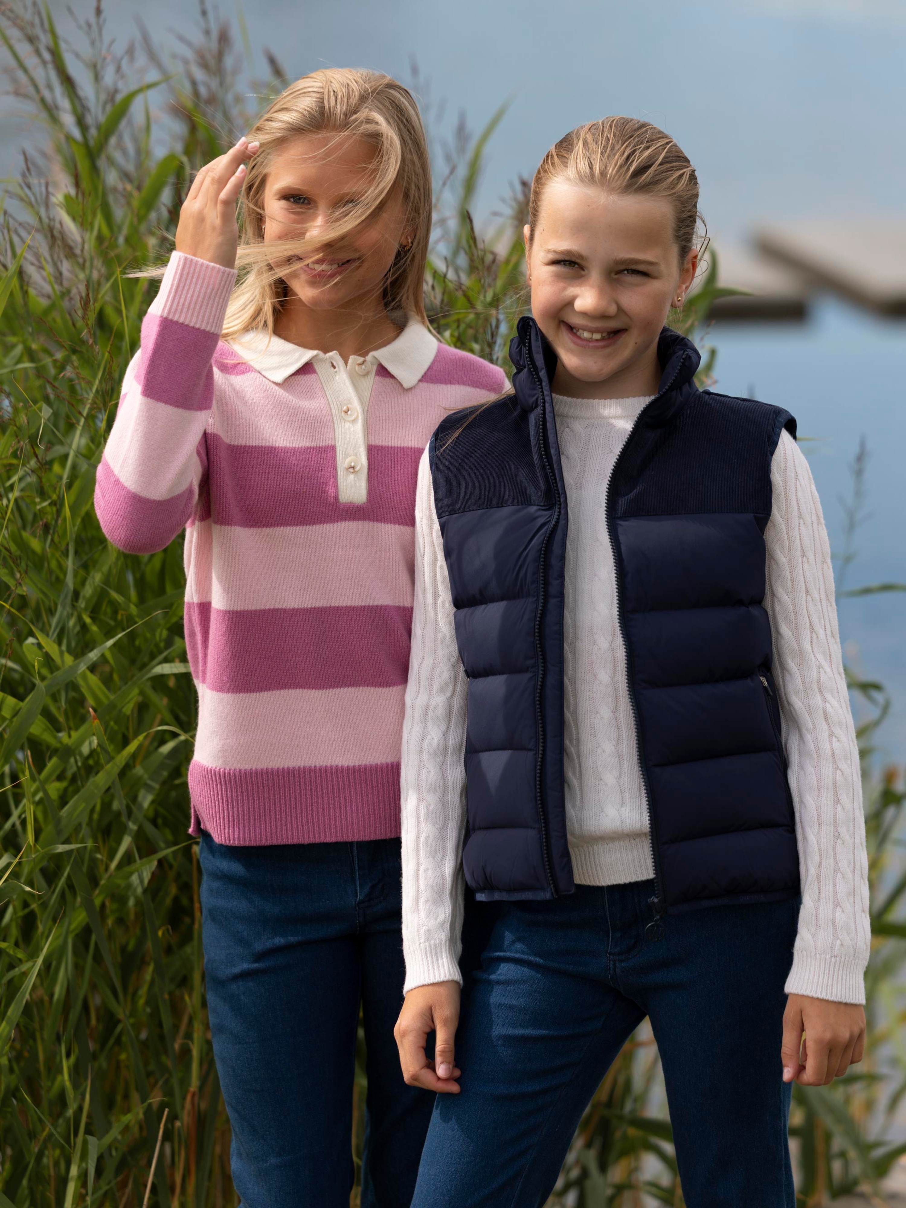 Kabelvåg Strikkegenser  Cream