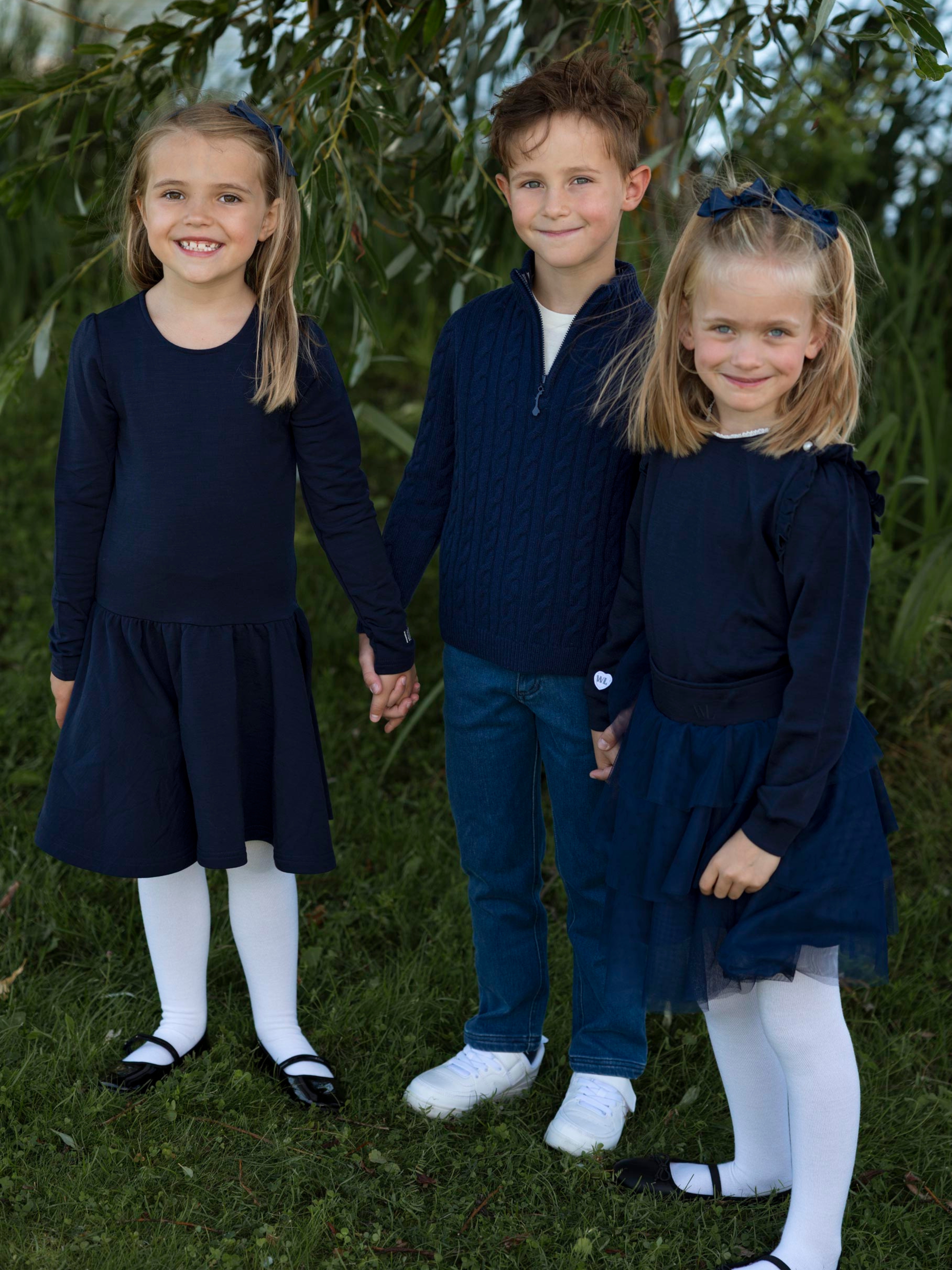 Kabelvåg Half-zip Ullgenser  Dark Blue