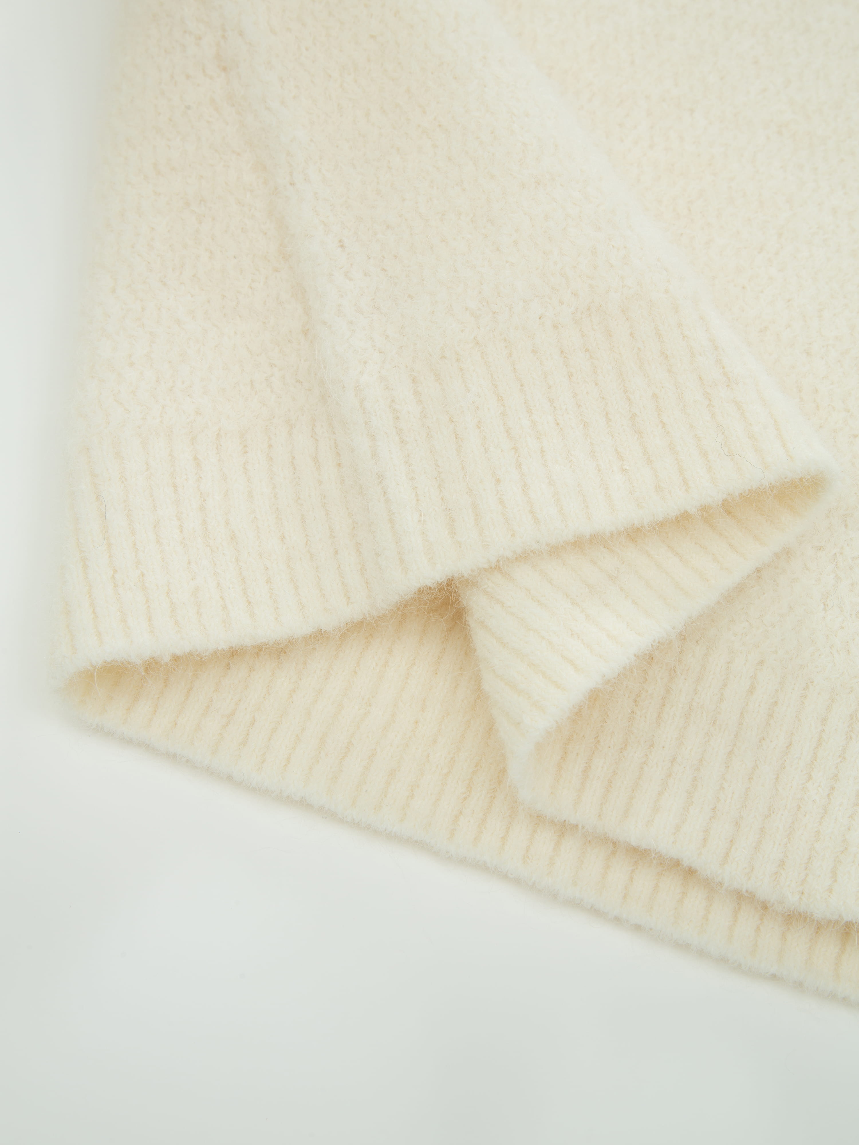 Loen Alpakka Strikkegenser Snow White