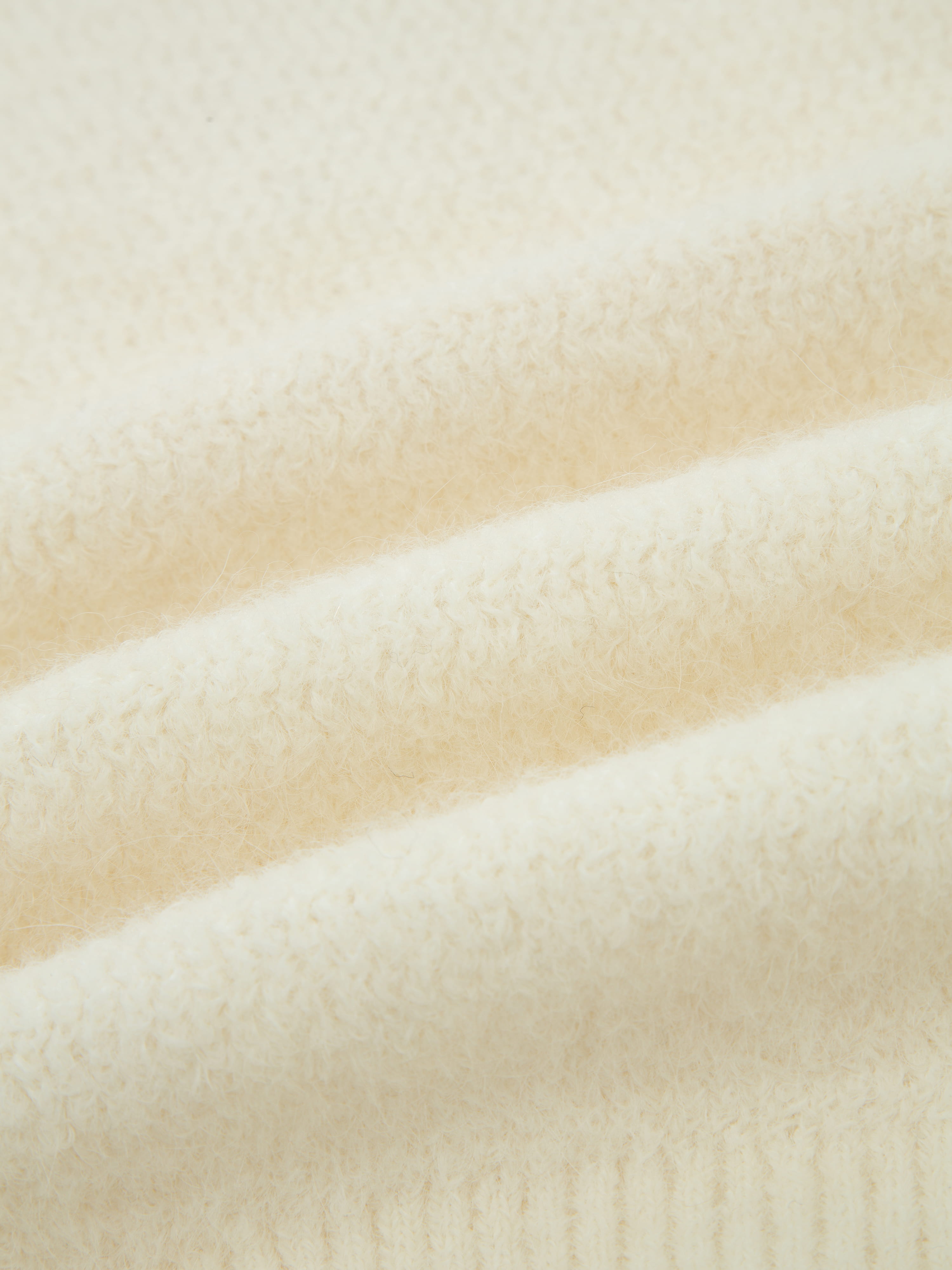 Loen Alpakka Strikkegenser Snow White