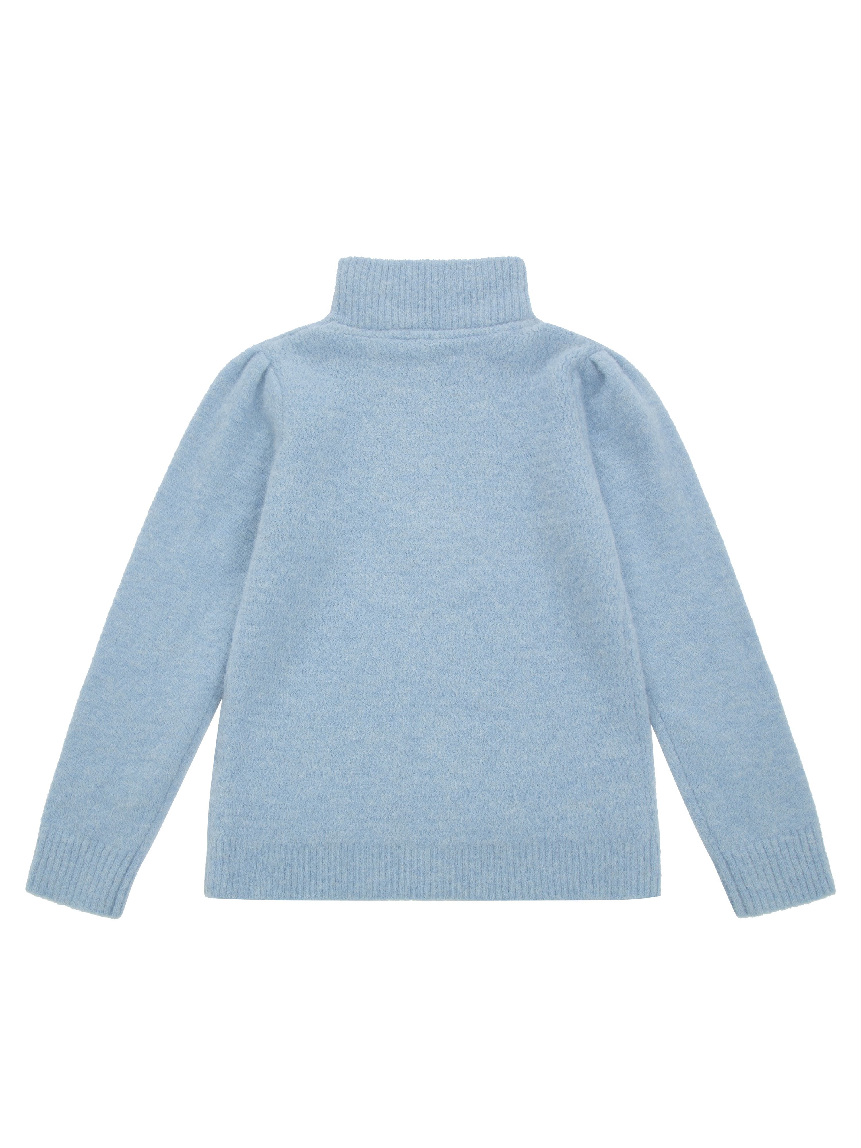 Loen Alpakka Strikkegenser Light Sky