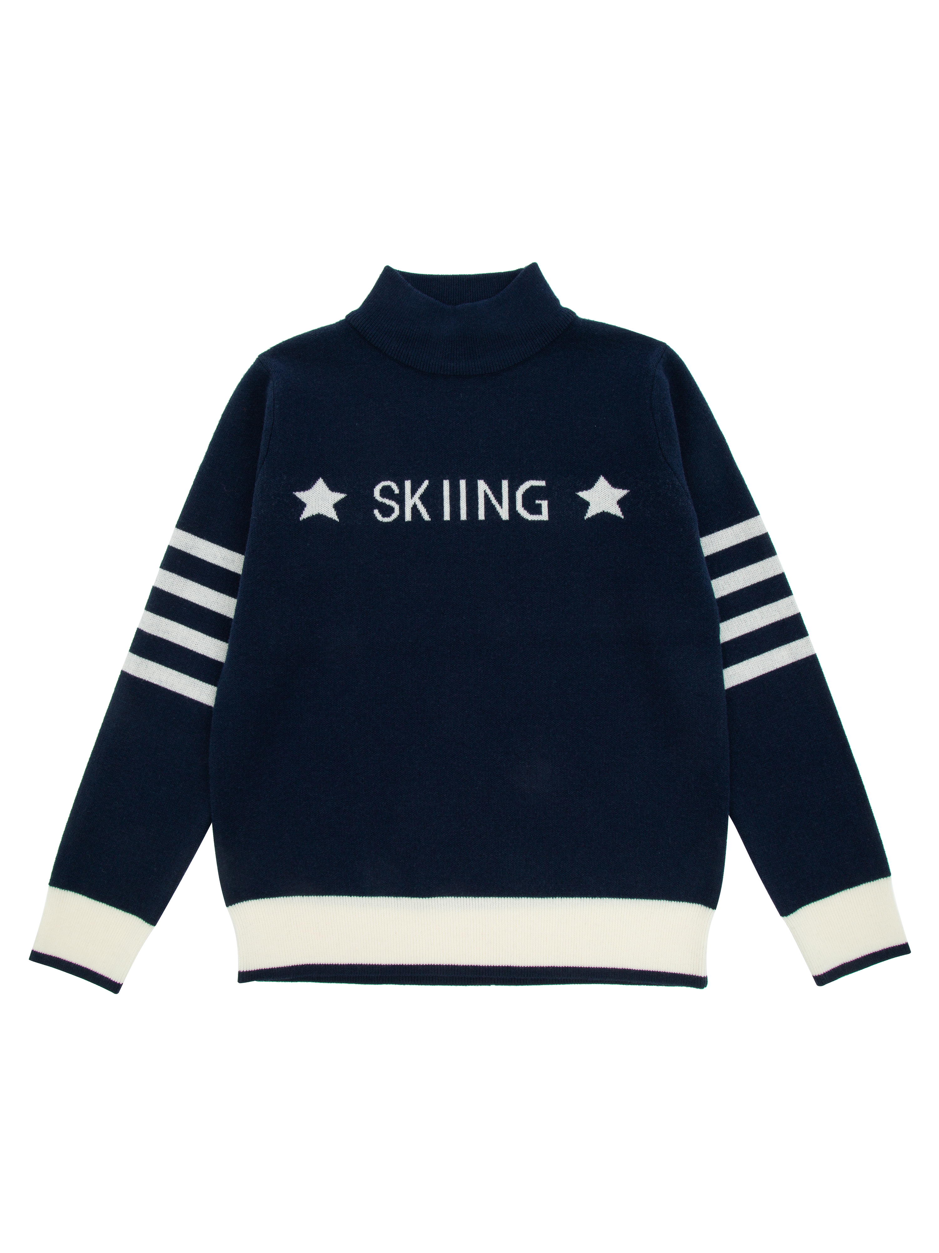 Oppdal Strikkegenser  Blue Ink