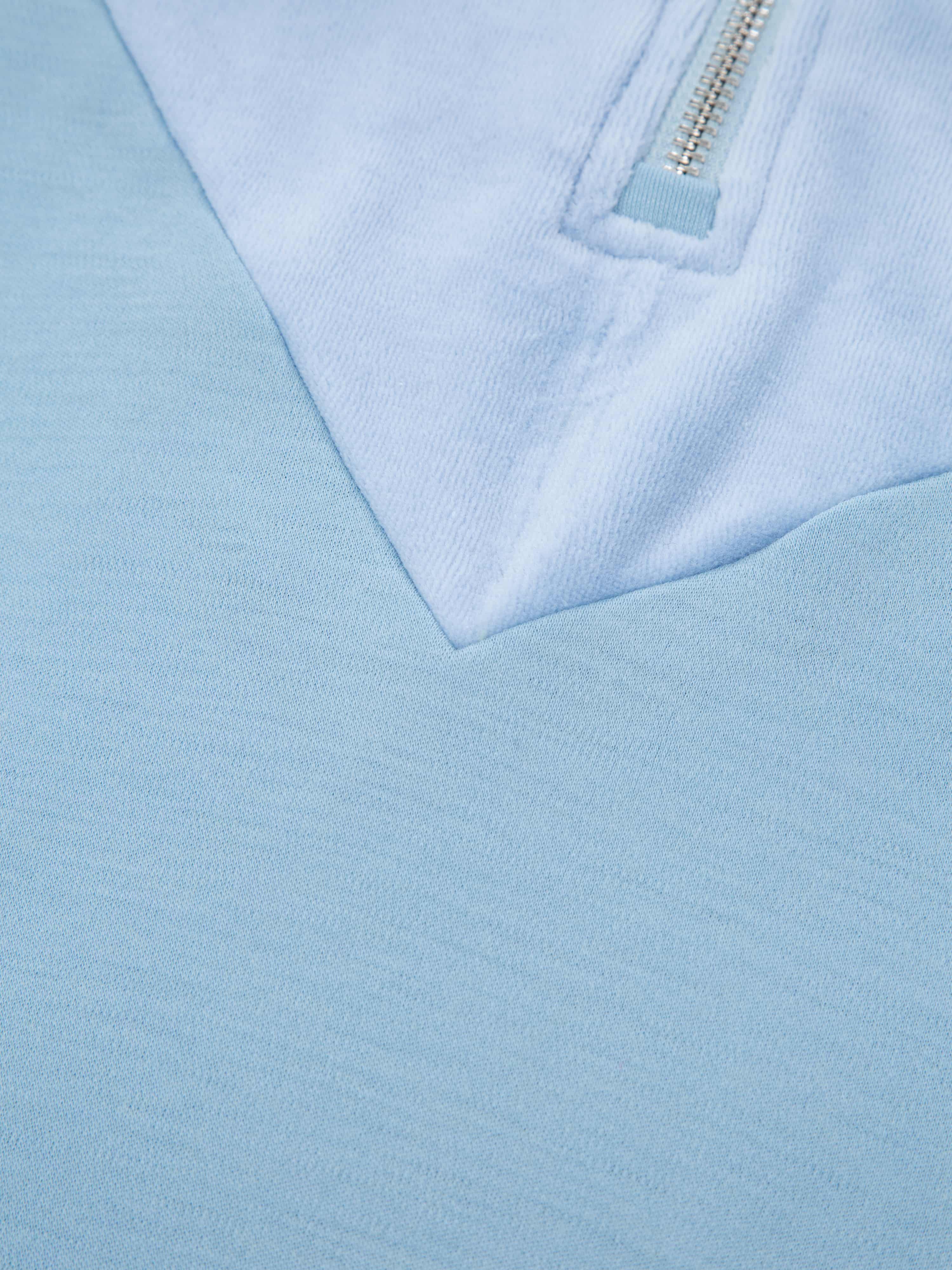 Sirdal Half-zip Ulltrøye Light Sky