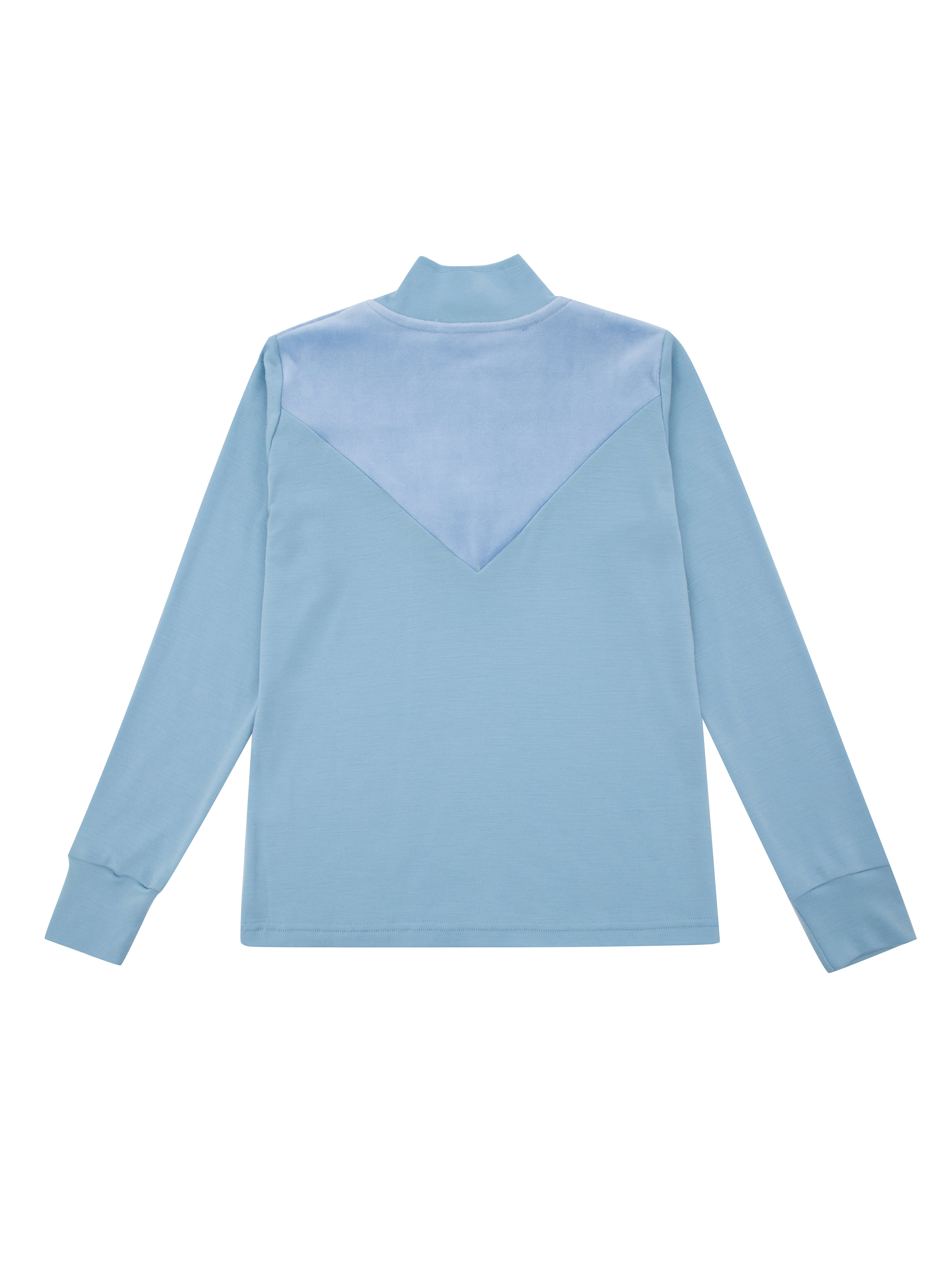 Sirdal Half-zip Ulltrøye Light Sky