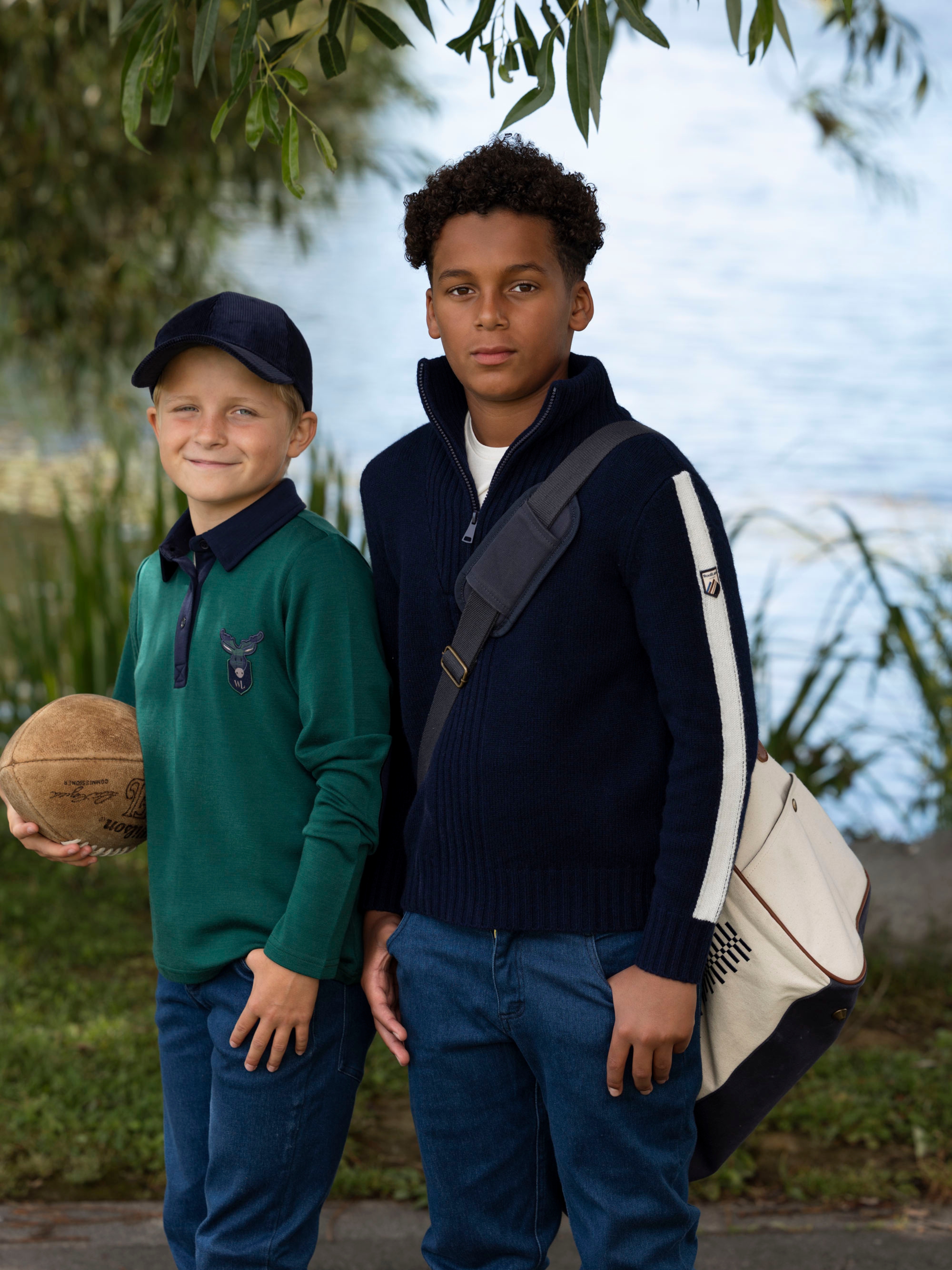 Solsiden Strikkegenser  Navy