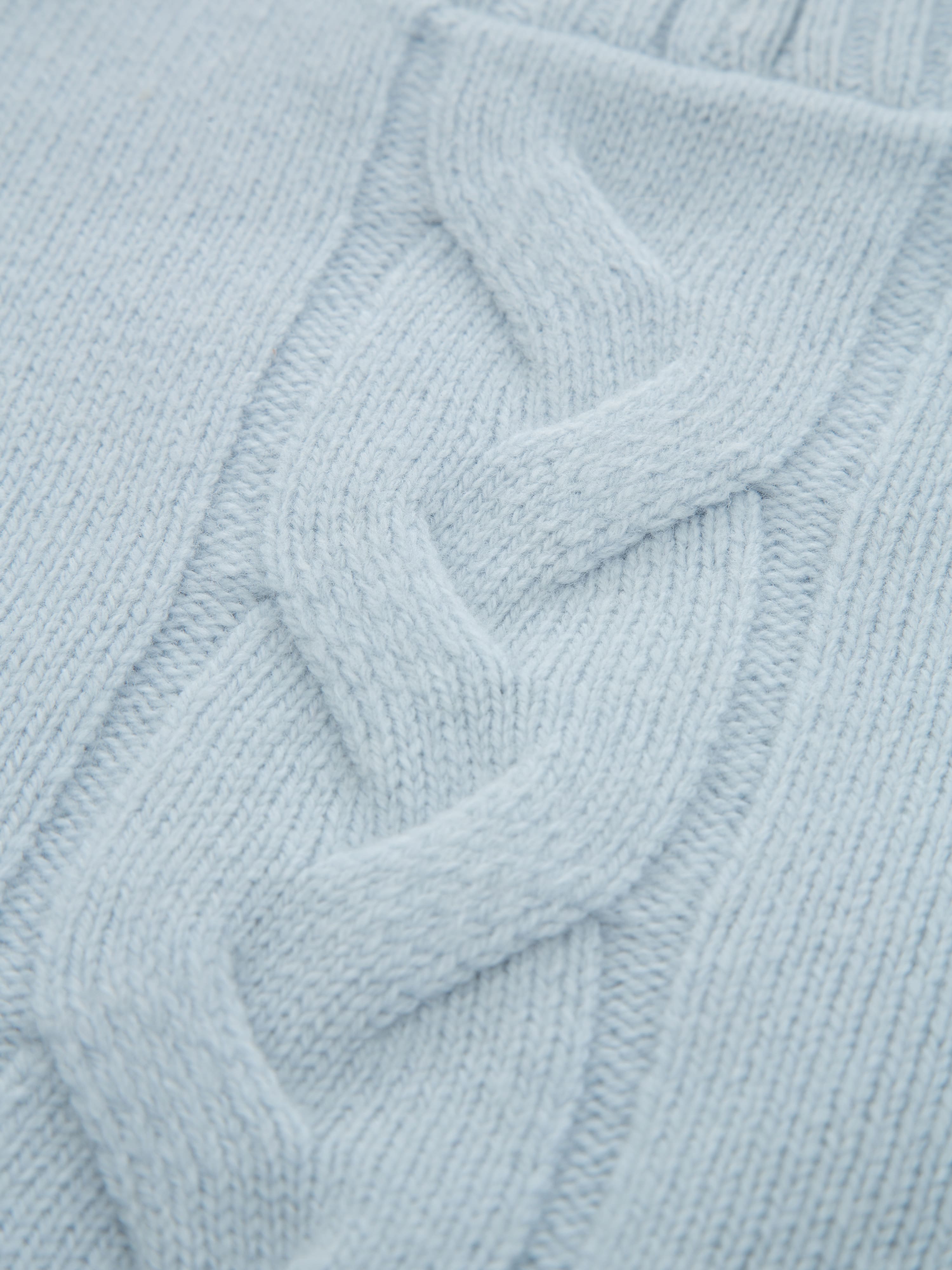 Solsiden Strikkegenser  Light Sky