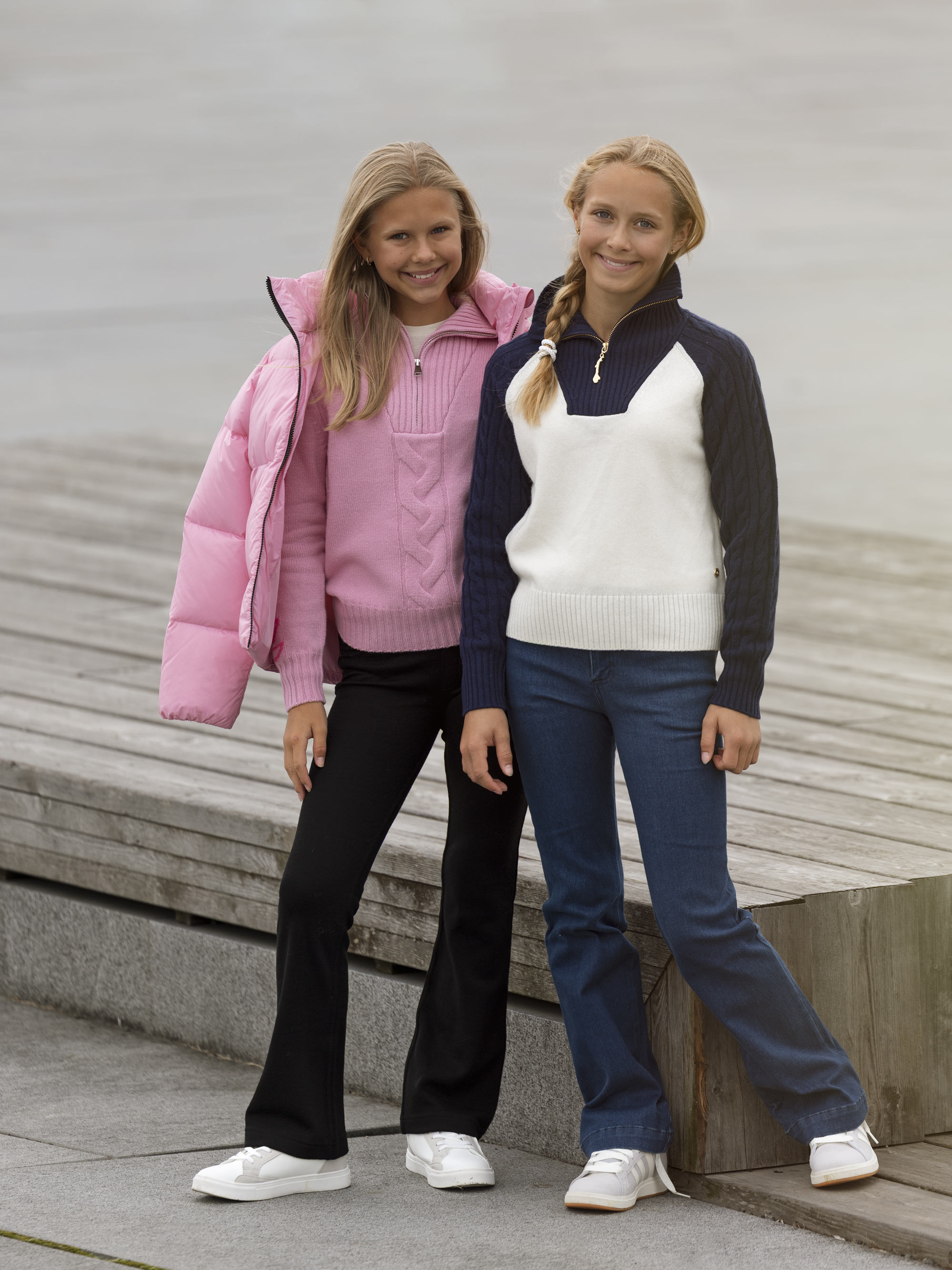 Solsiden Strikkegenser  Pink