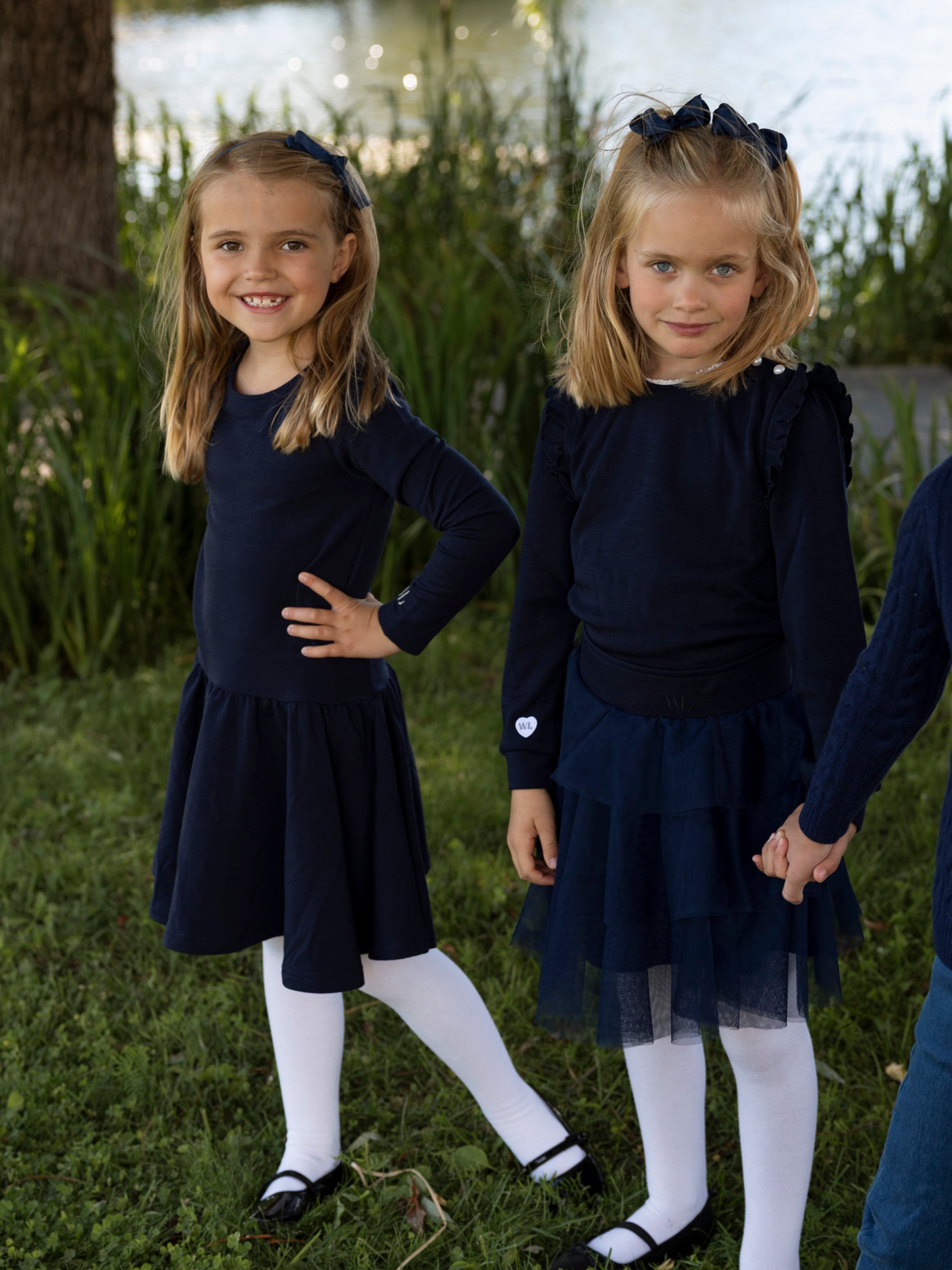 Bergen Merino Ullgenser 3-10 år Blue Ink