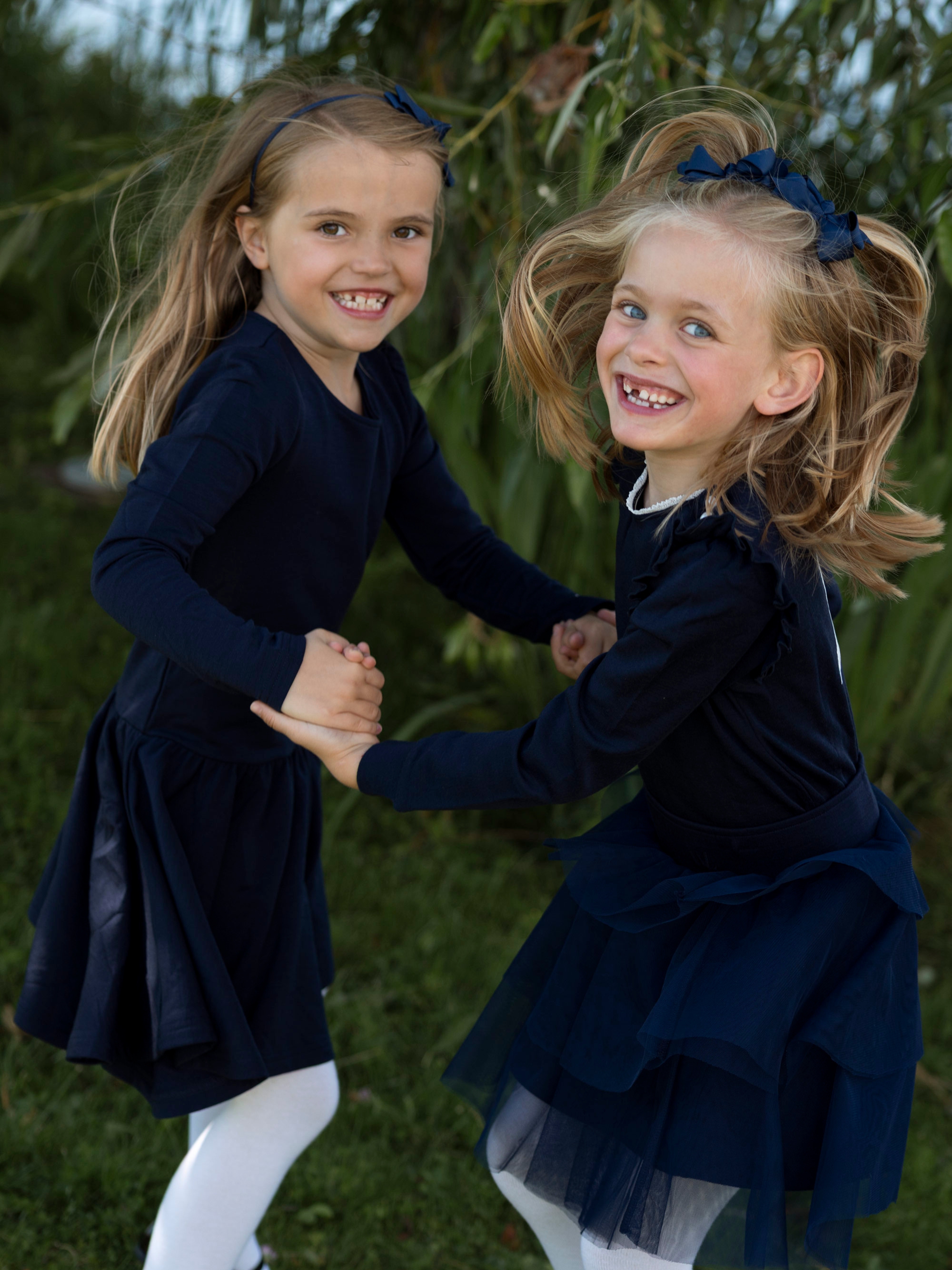 Bergen Merino Ullgenser 3-10 år Blue Ink