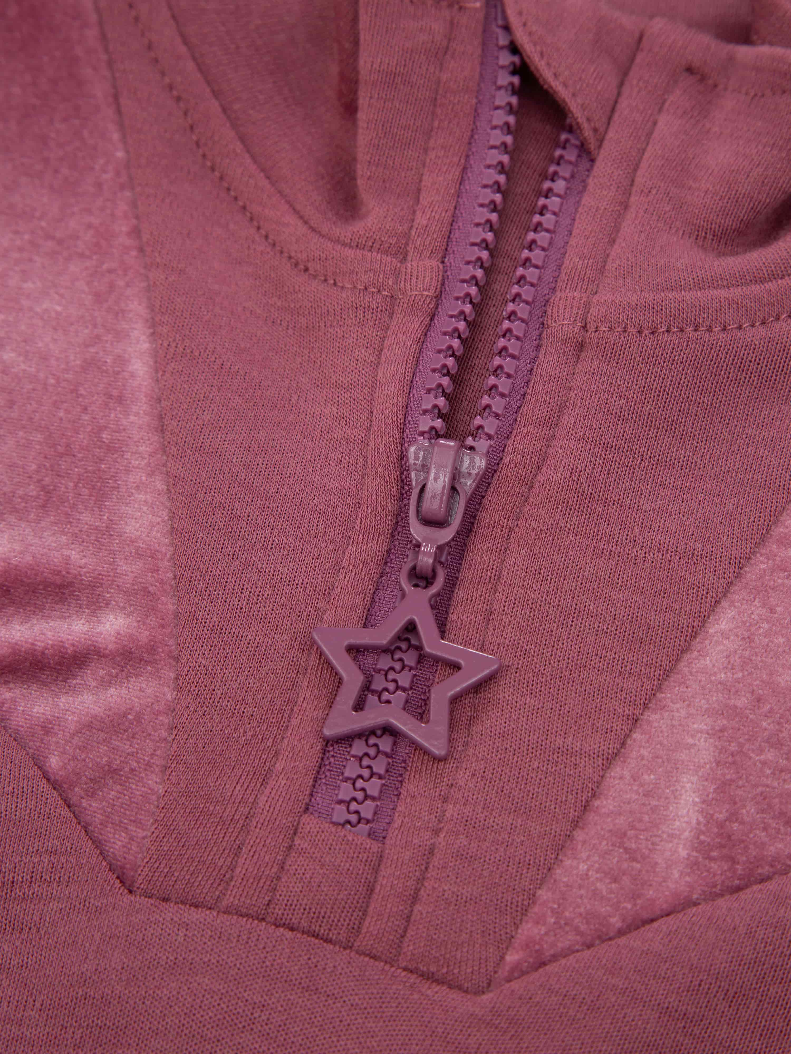 Undredal Half-zip Ullgenser  Dark Blush