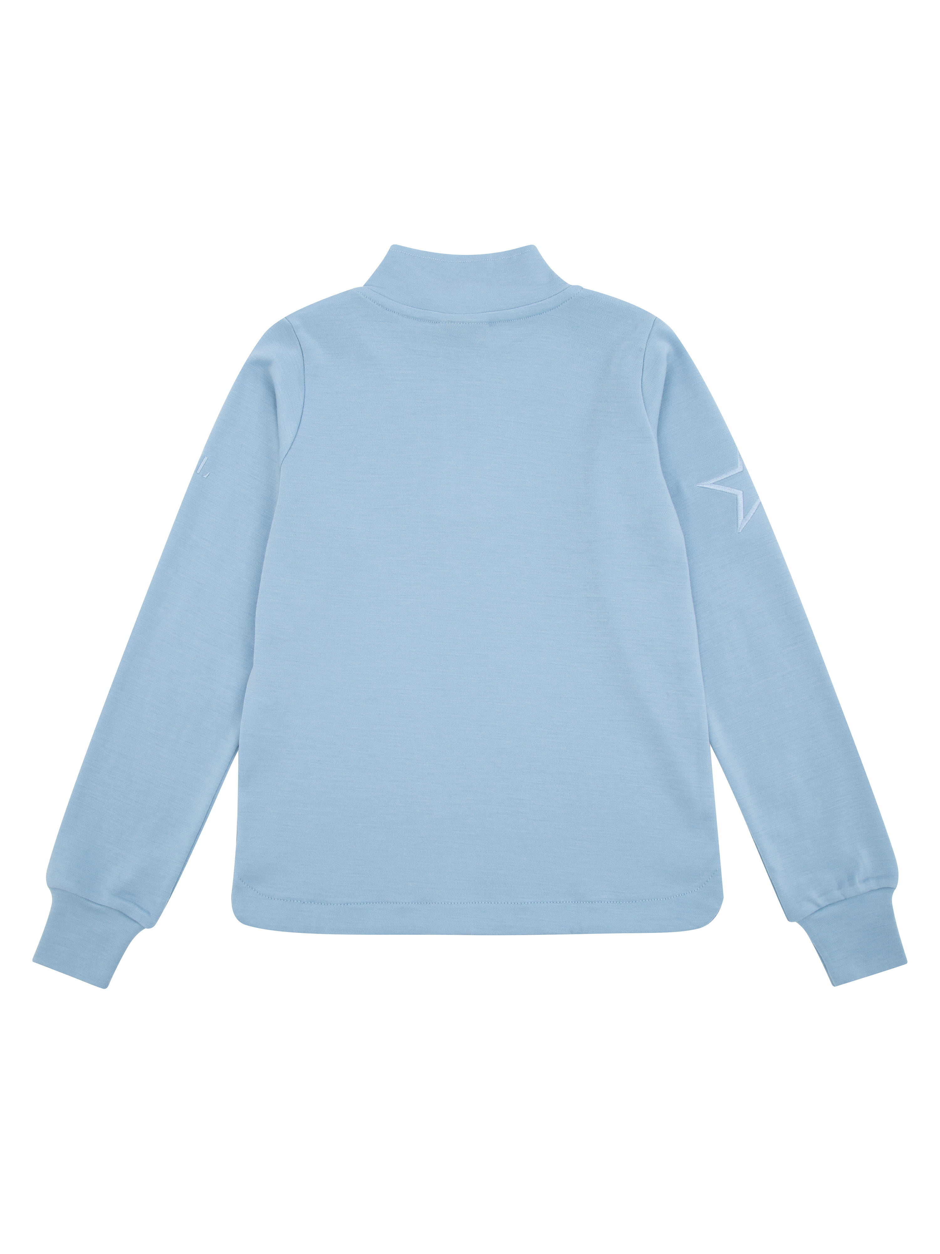 Veslepiggen Merino Half-zip Light Sky