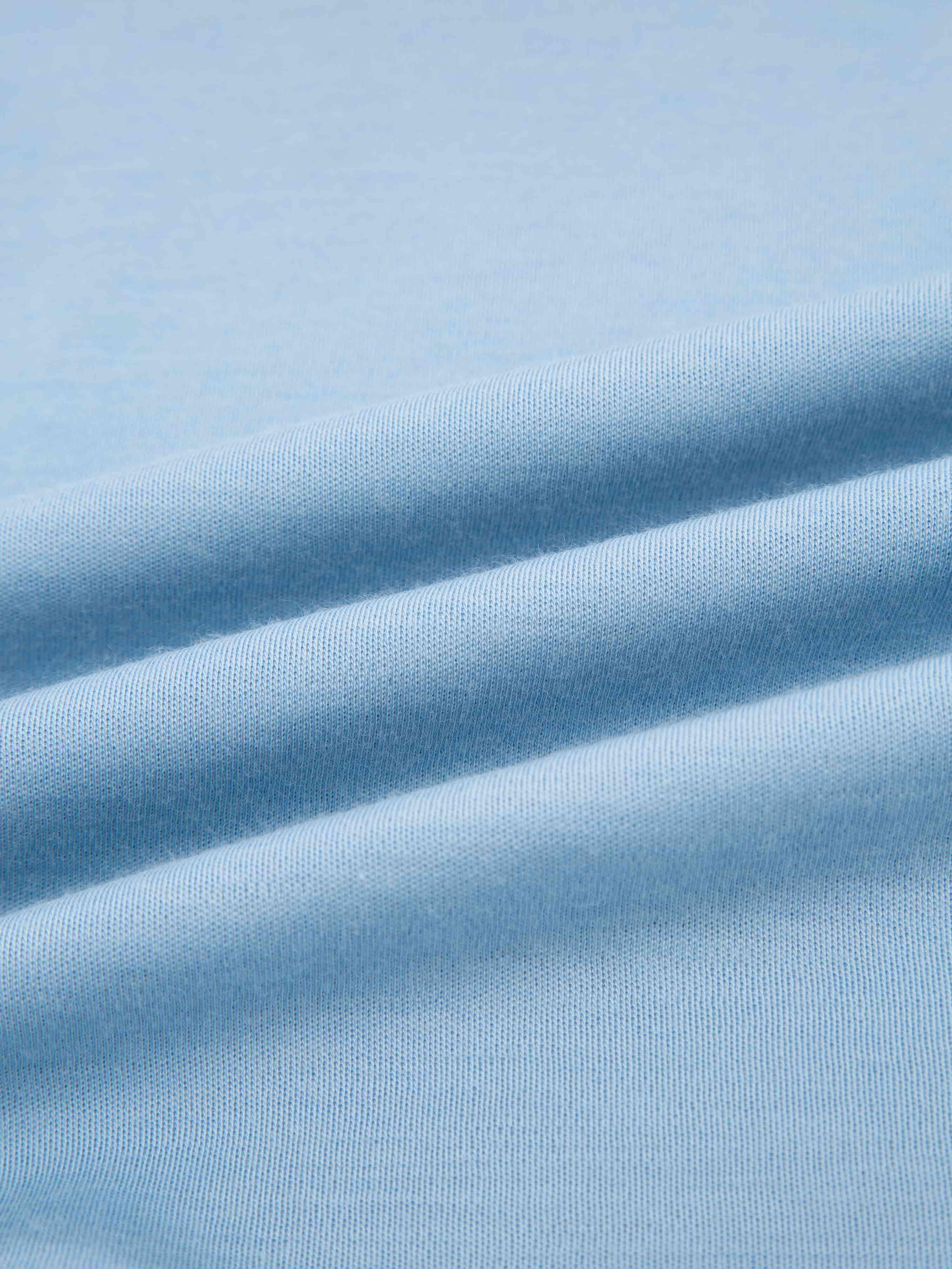 Veslepiggen Merino Half-zip Light Sky