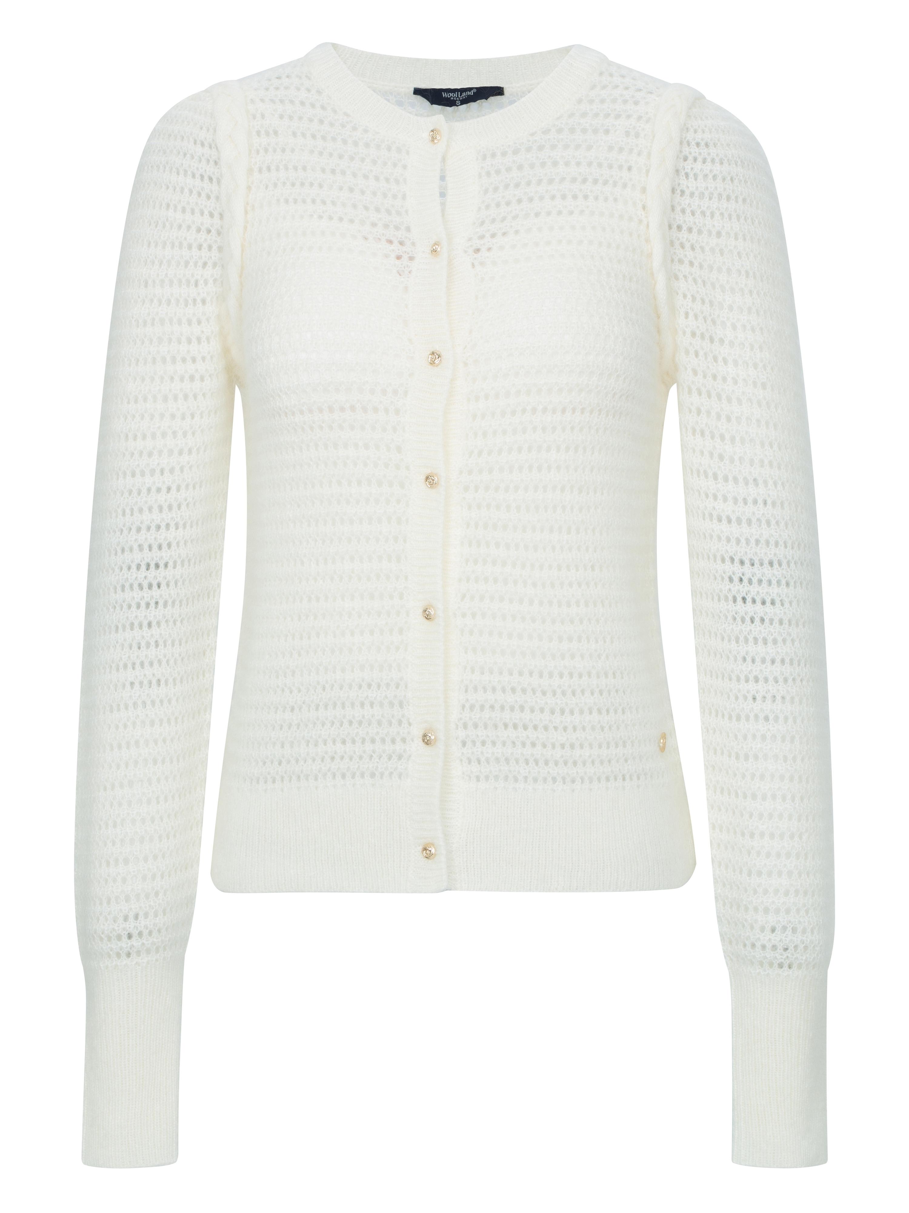 Bitihorn Strikkejakke Cream