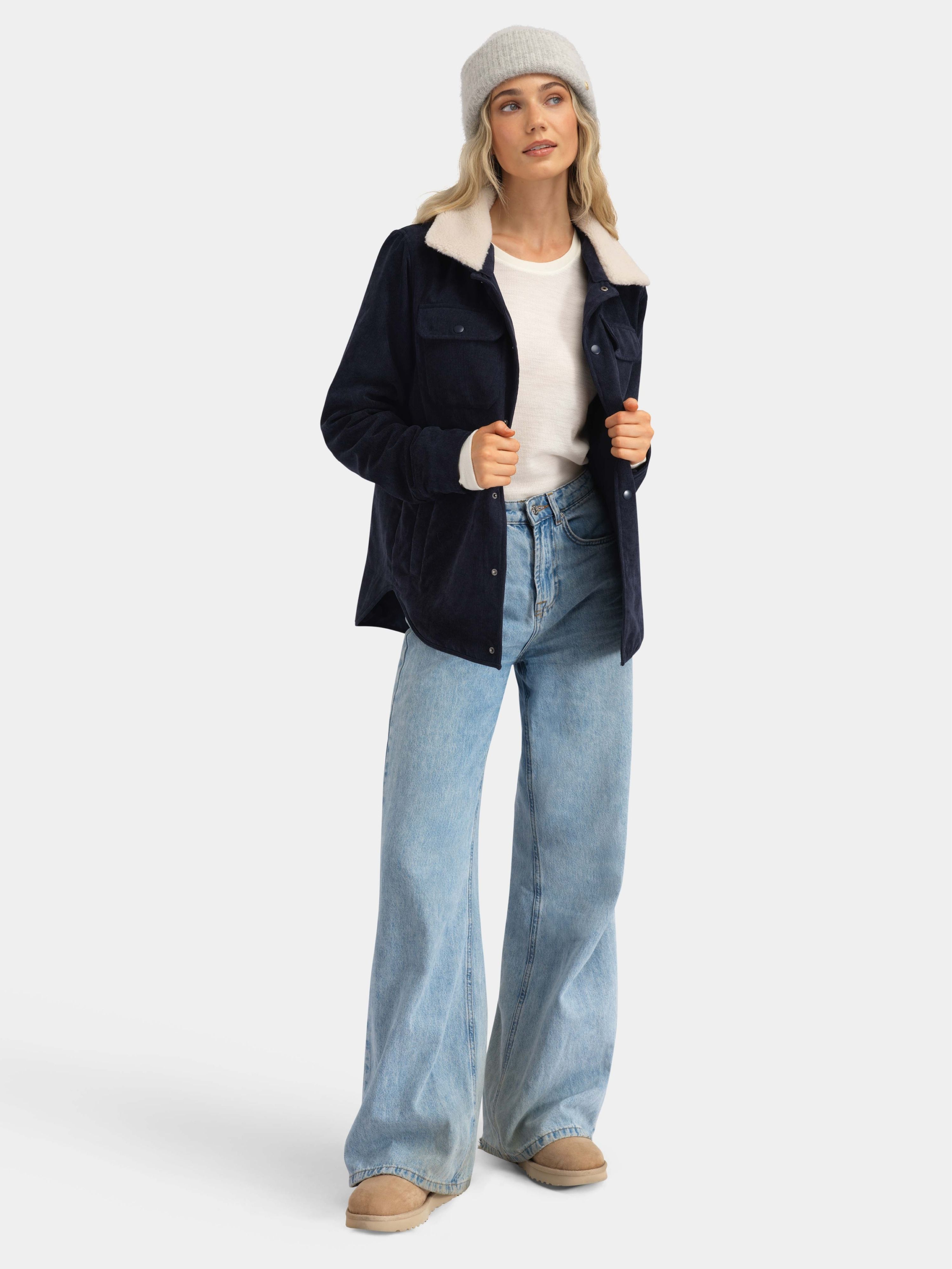 Eidselva Cord Jakke  Dark Blue