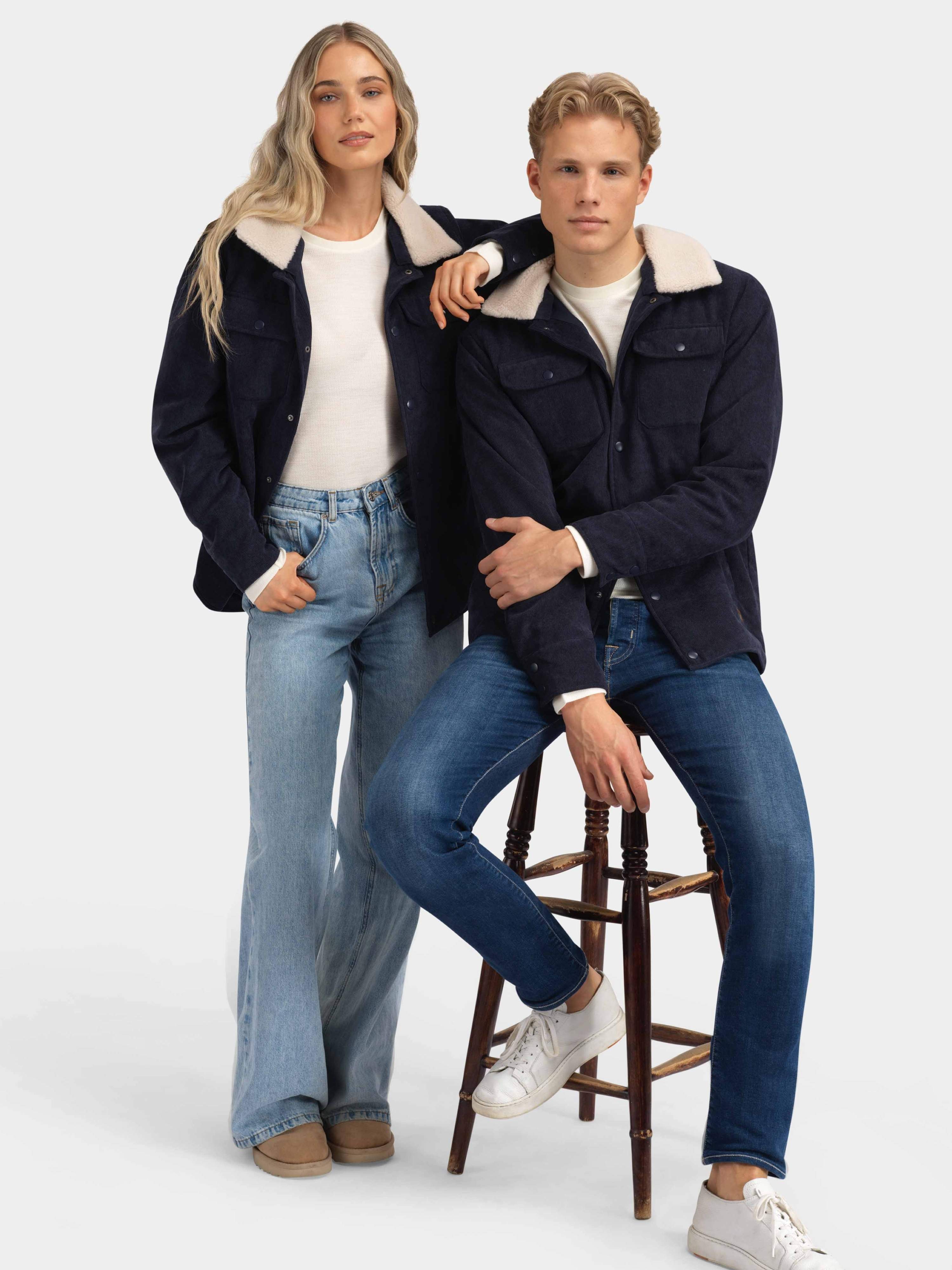 Eidselva Cord Jakke  Dark Blue