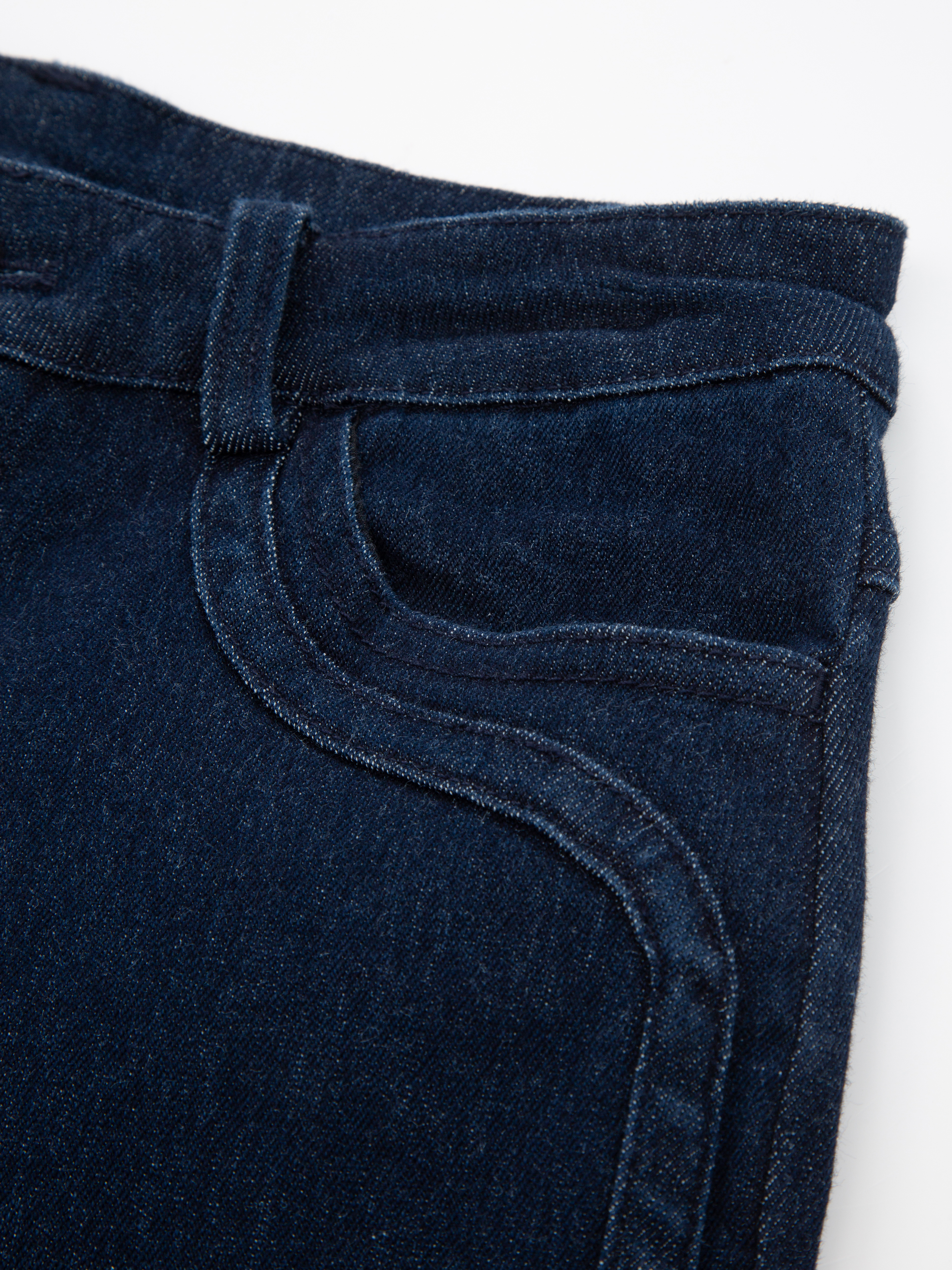 Fløya Ulljeans - Regular  Dark Blue