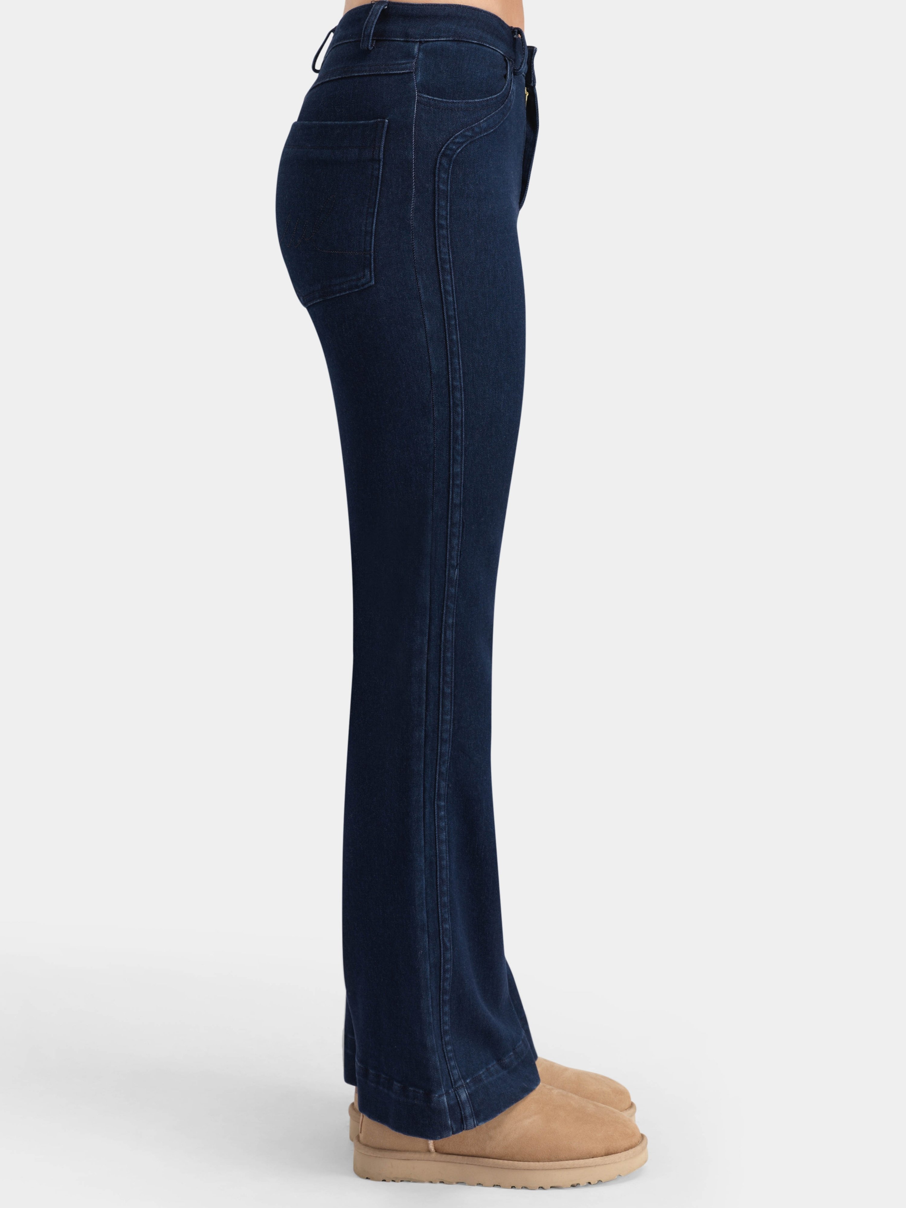 Fløya Ulljeans - Regular  Dark Blue